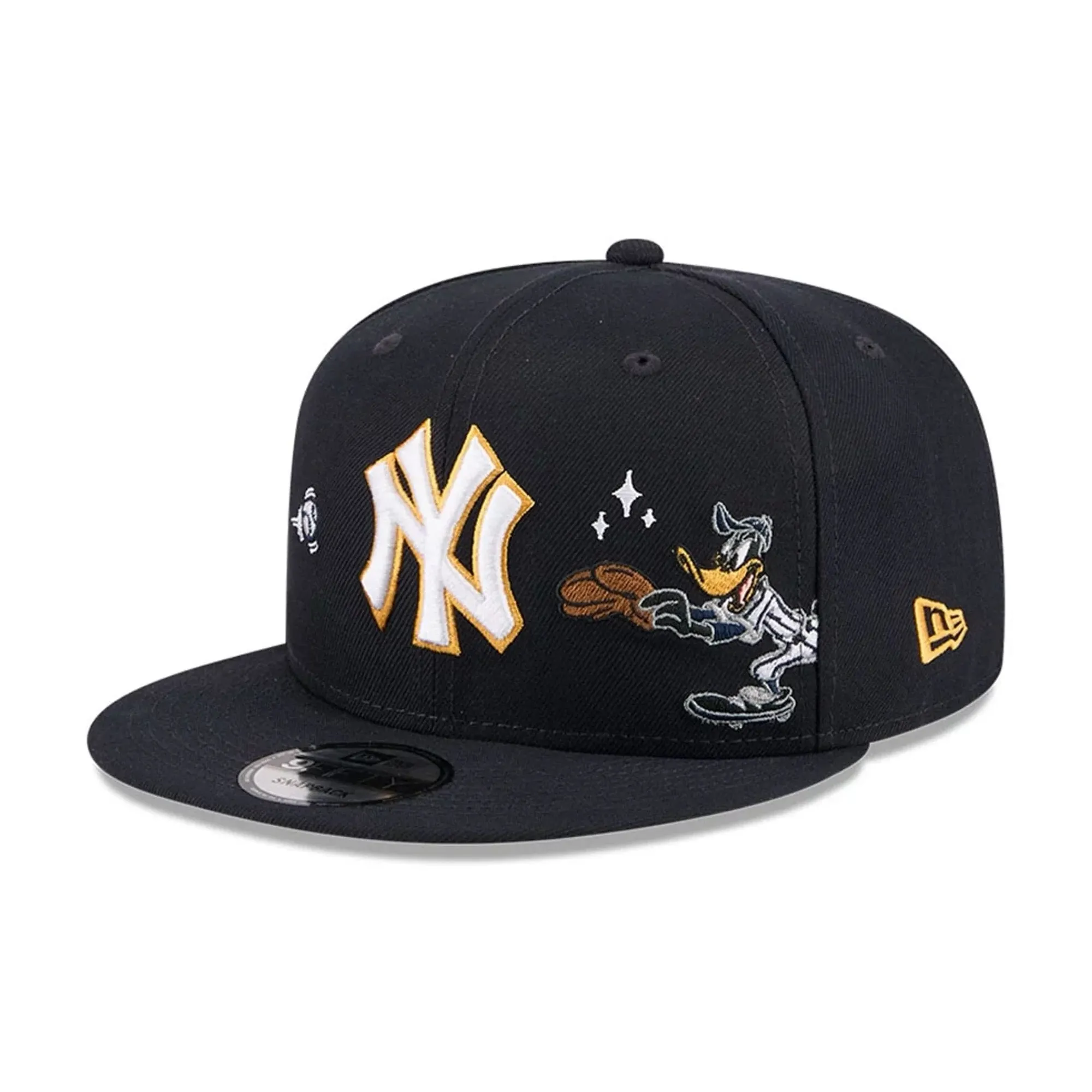 Yankees MLB X Looney Tunes Daffy Duck Navy 9FIFTY Snapback Adjustable Cap New Era Cap adult unisex