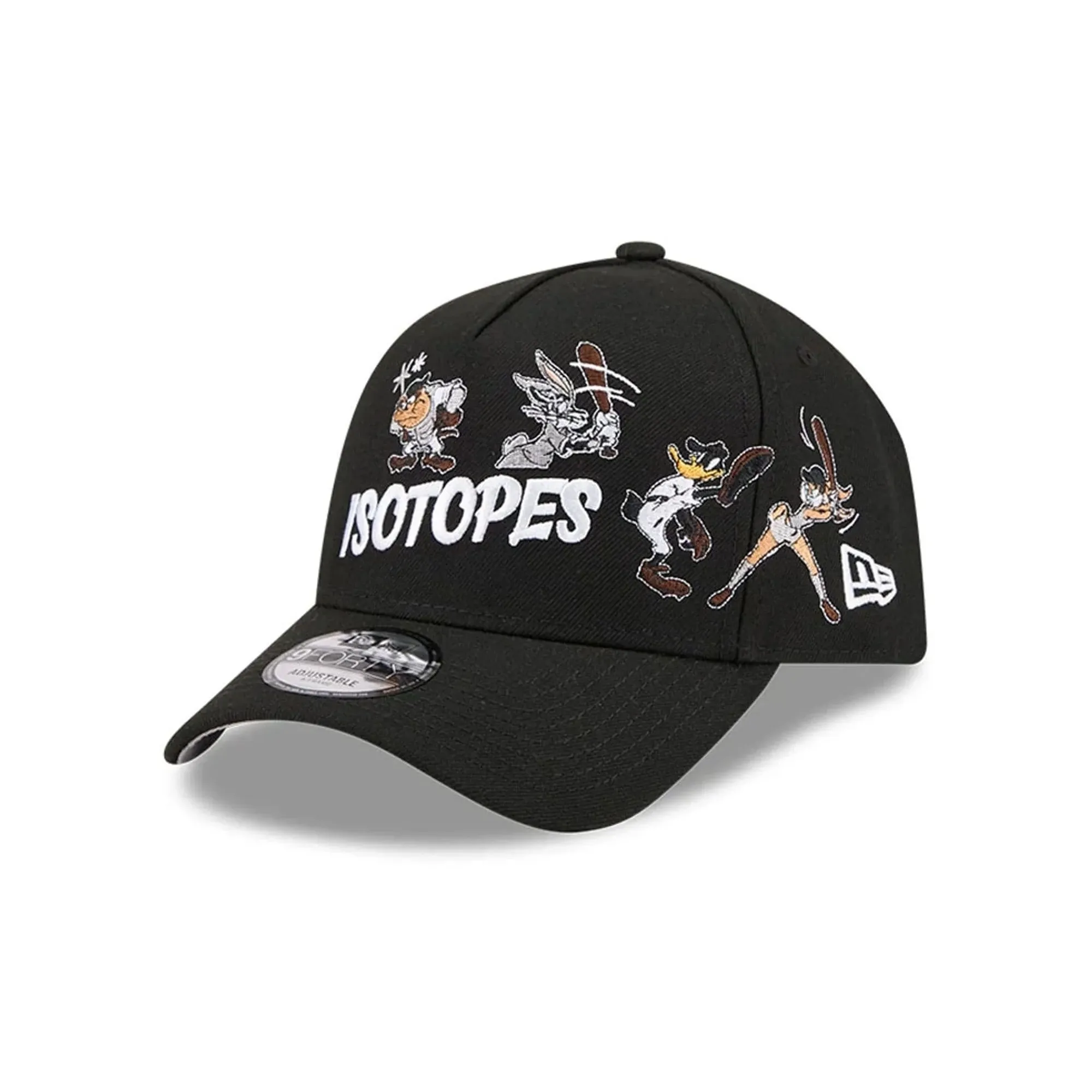 Albuquerque Isotopes MiLB X Looney Tunes Black 9FORTY A-Frame Adjustable Cap New Era Cap adult unisex