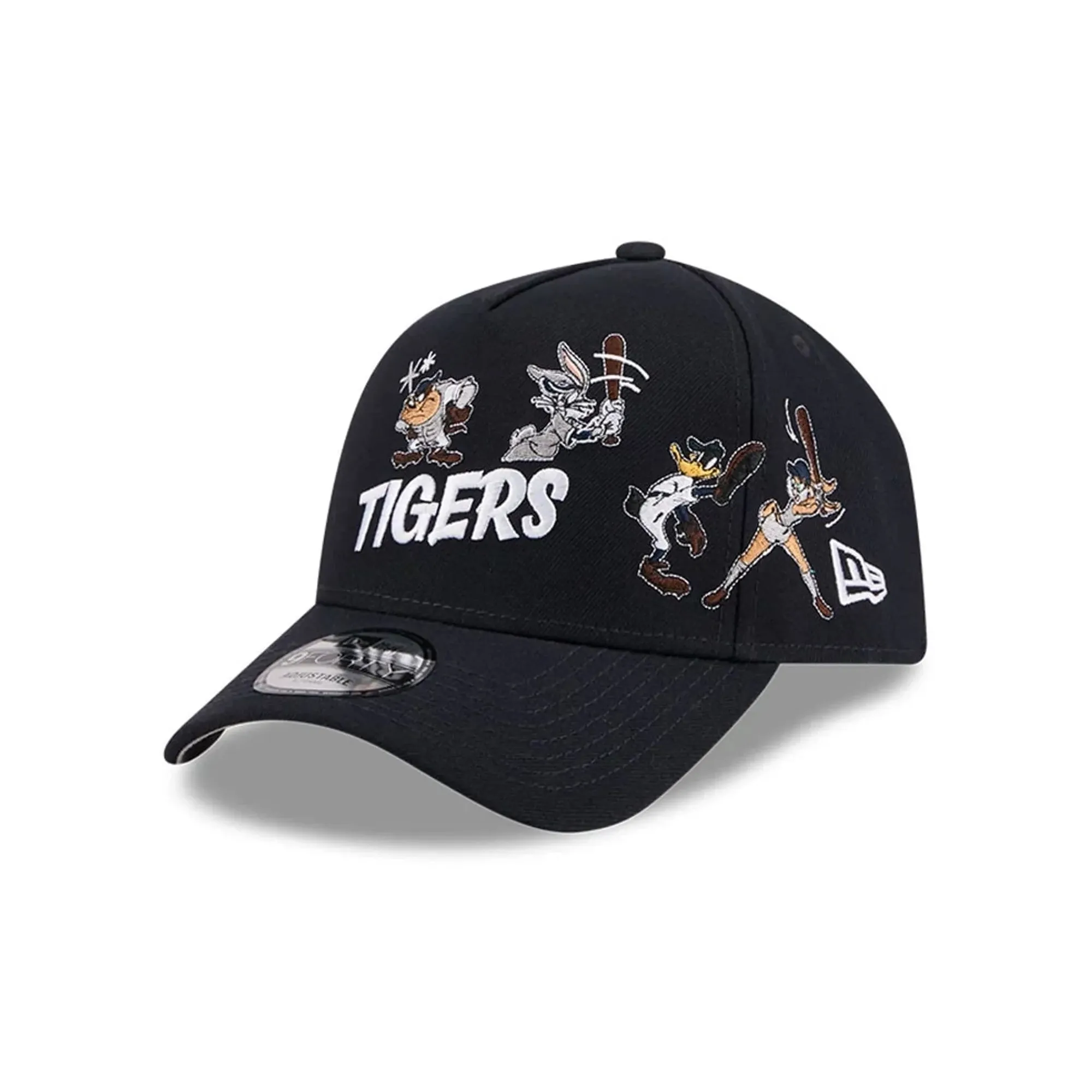 Detroit Tigers MLB X Looney Tunes Navy 9FORTY A-Frame Adjustable Cap New Era Cap adult unisex