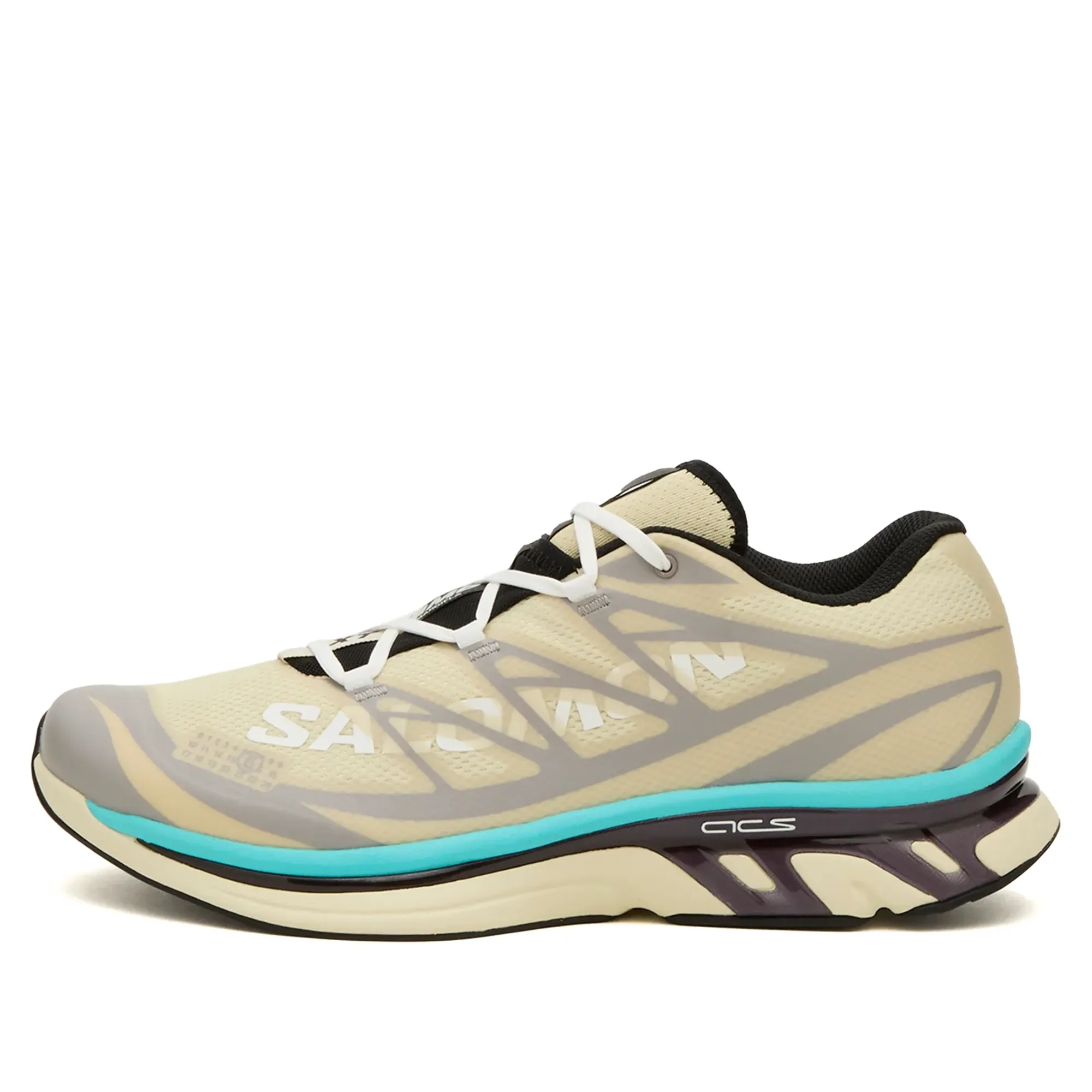 MM6 Maison Margiela Men's x Salomon XT Sneaker Asparagus Green/Gull/Blue Curacao