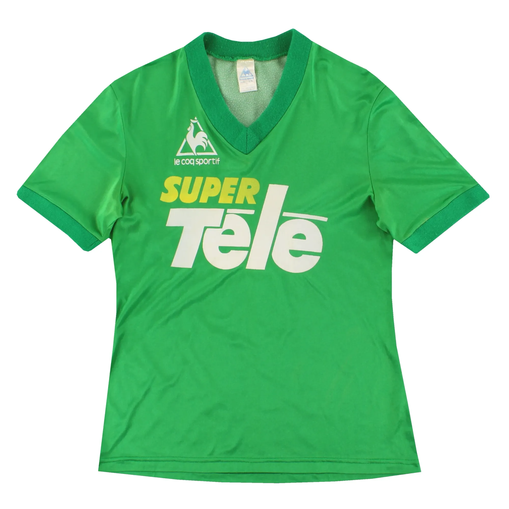 1979-80 Saint Etienne Le Coq Sportif Home Shirt Y - Other French Clubs / Very Good 