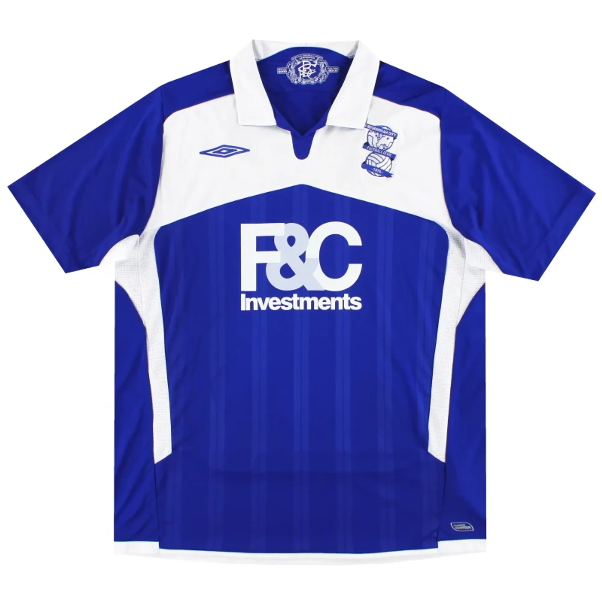 2009-10 Birmingham Umbro Home Shirt M - Birmingham City / Excellent 