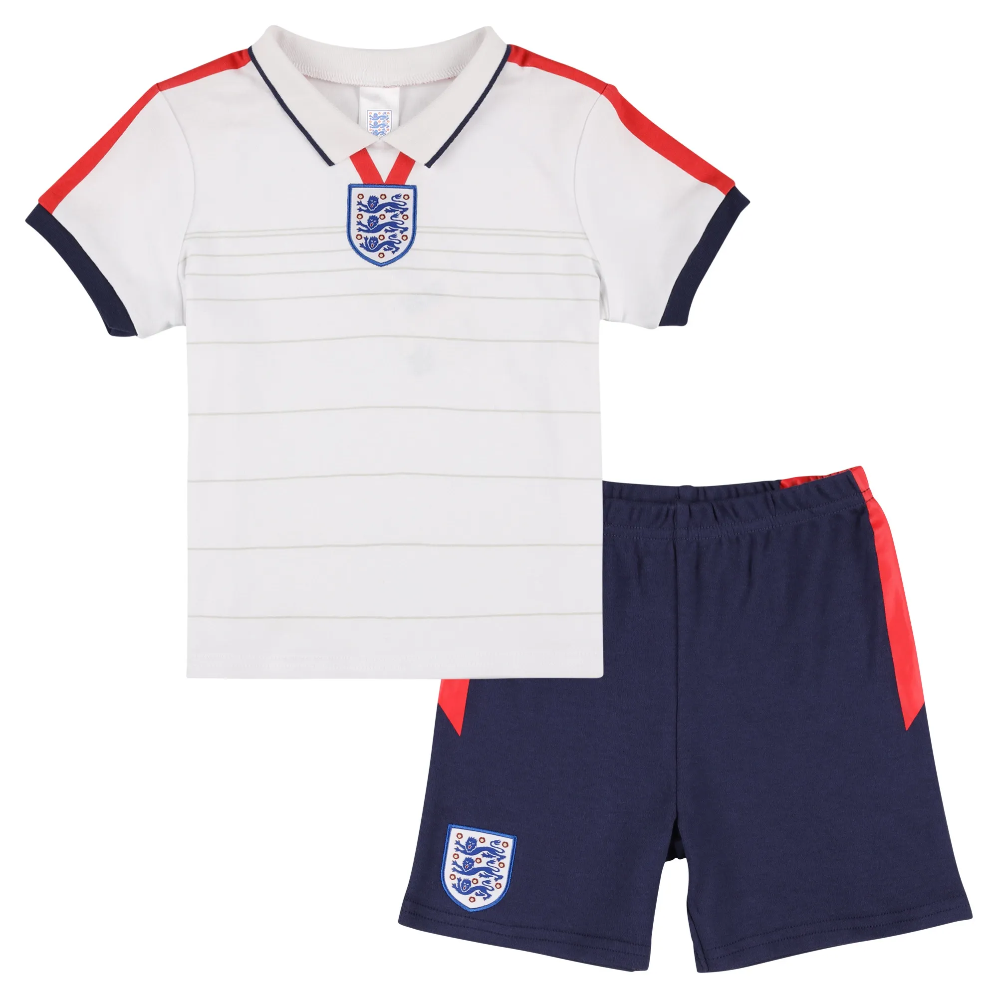 England 2004 Home Retro Tee & Shorts Set