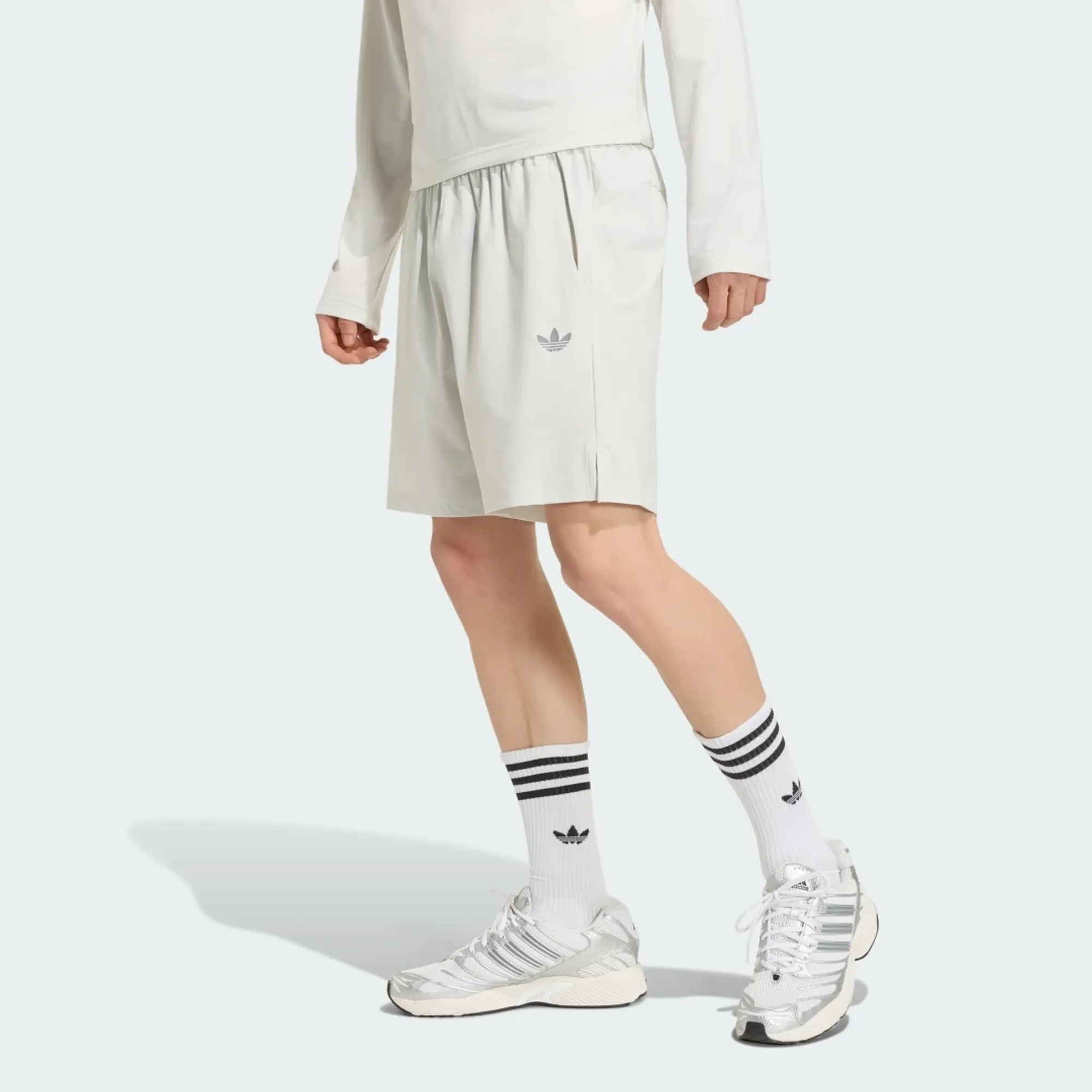 adidas TECH TREFOIL ESSENTIALS POLYESTER SHORTS