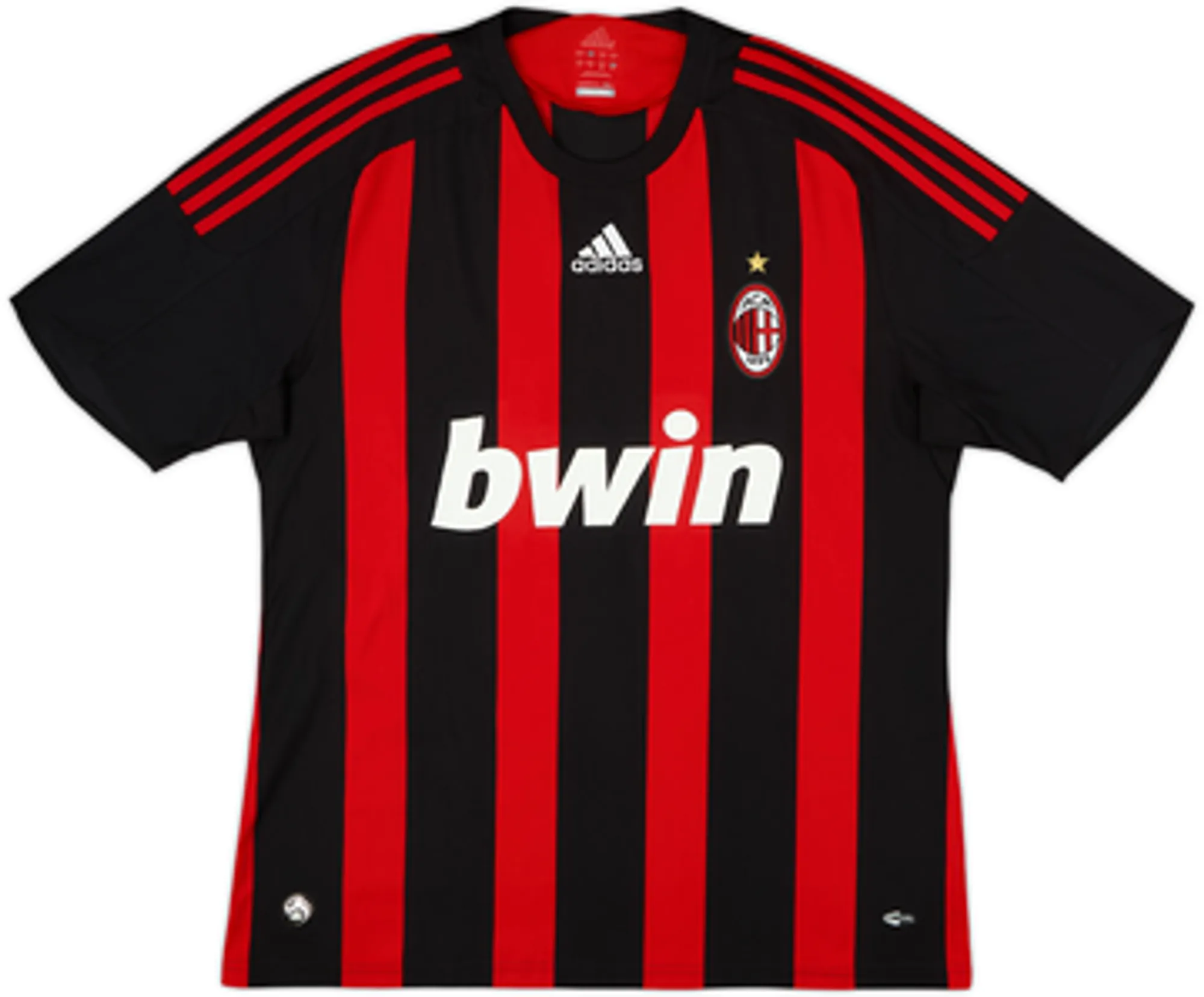 2008-09 AC Milan Home Shirt Ronaldinho #80 - 6/10 - (L)