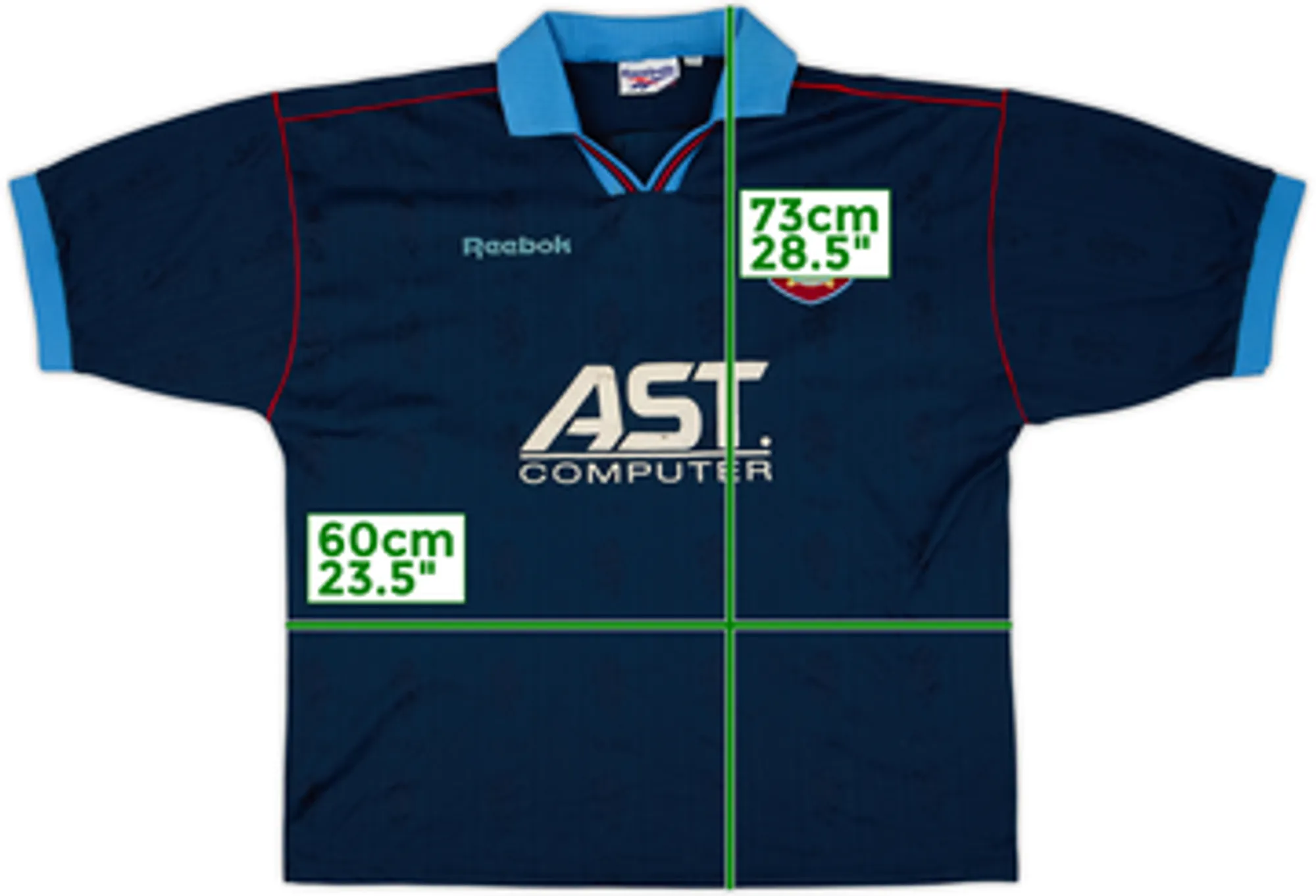 1995-97 Aston Villa Away Shirt - 4/10 - (XL)