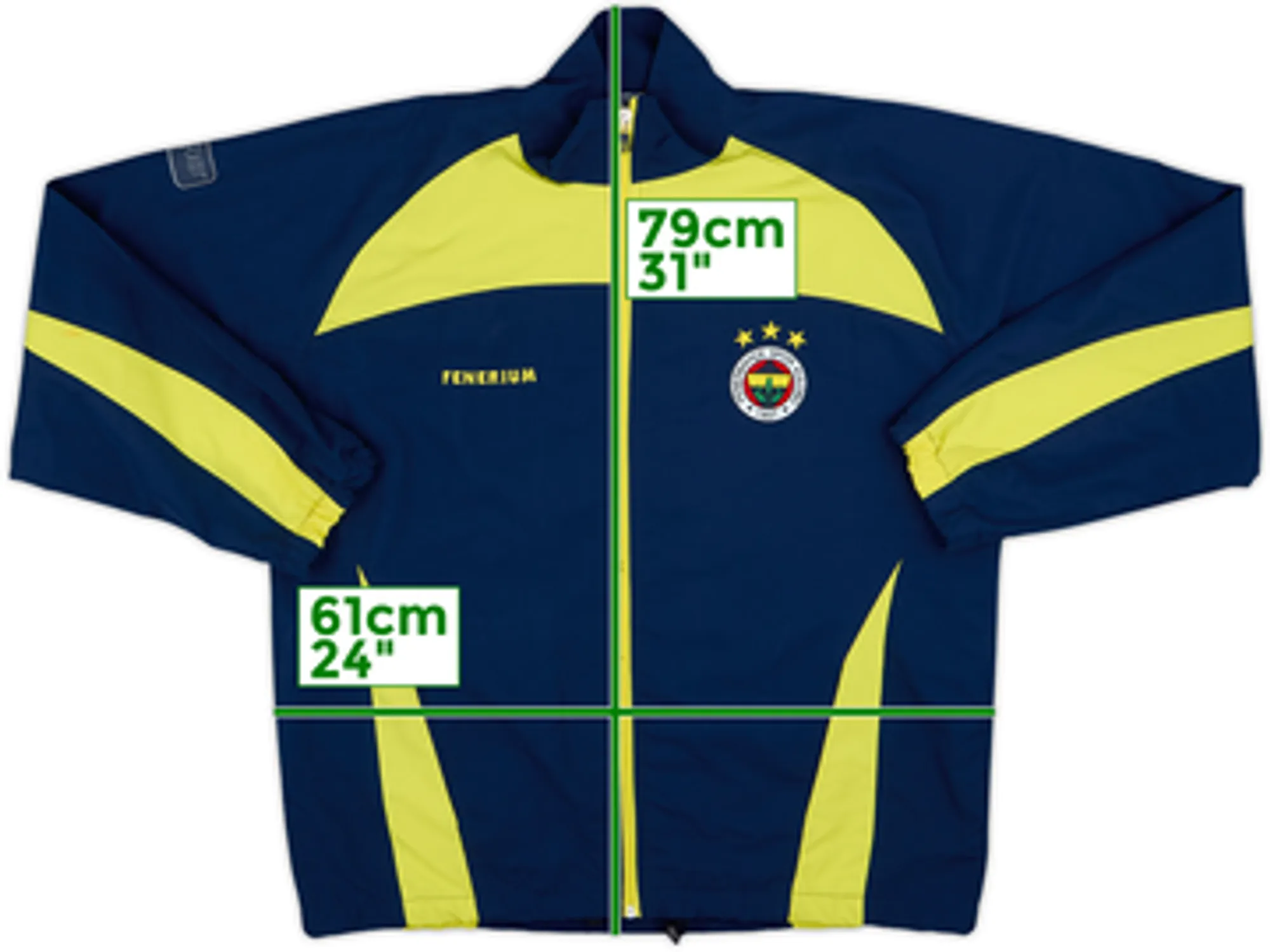 2002-03 Fenerbahce Fenerium Track Jacket - 8/10 - (M)