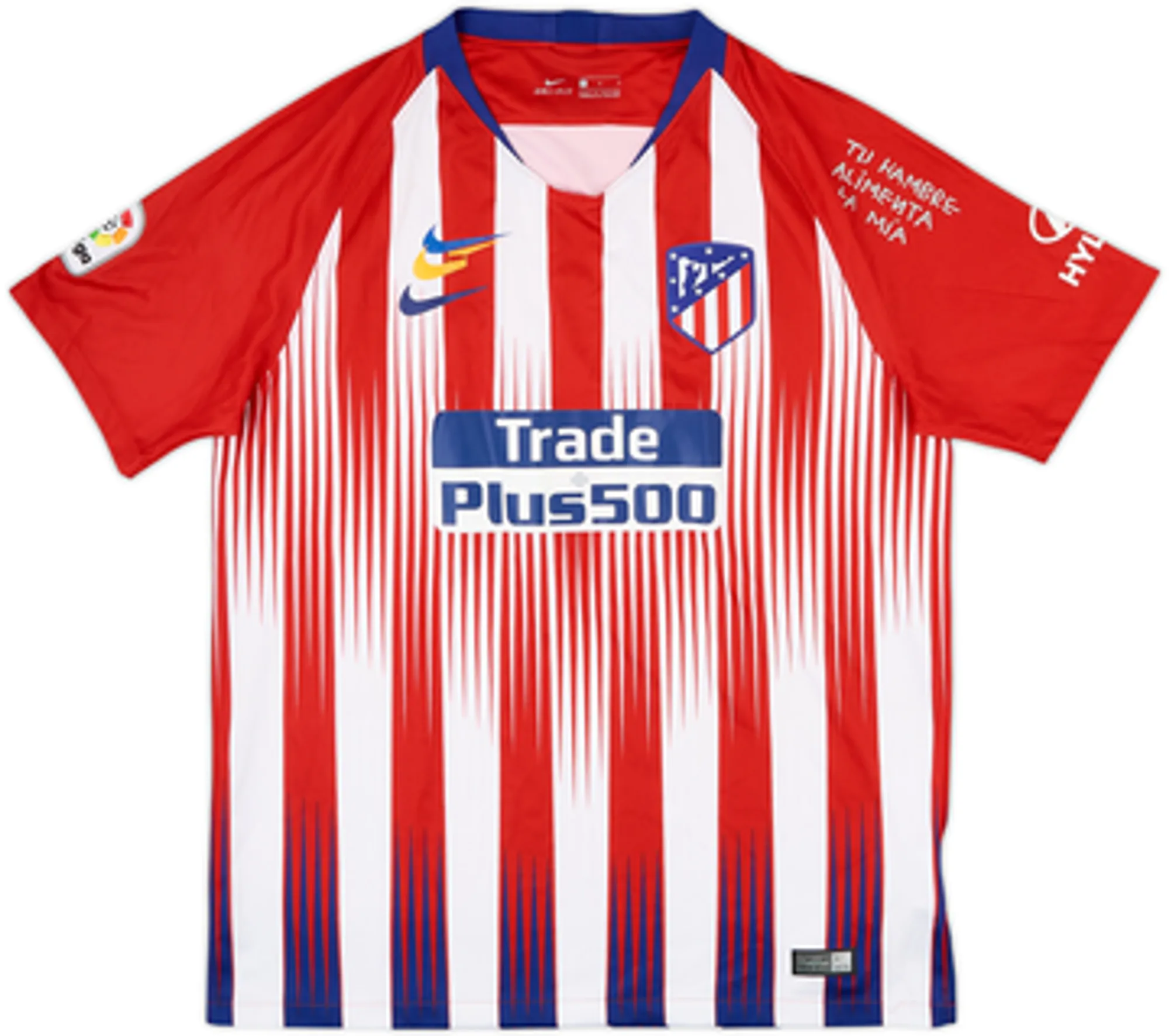 2018-19 Atletico Madrid Home Shirt #10 - 9/10 - (L)
