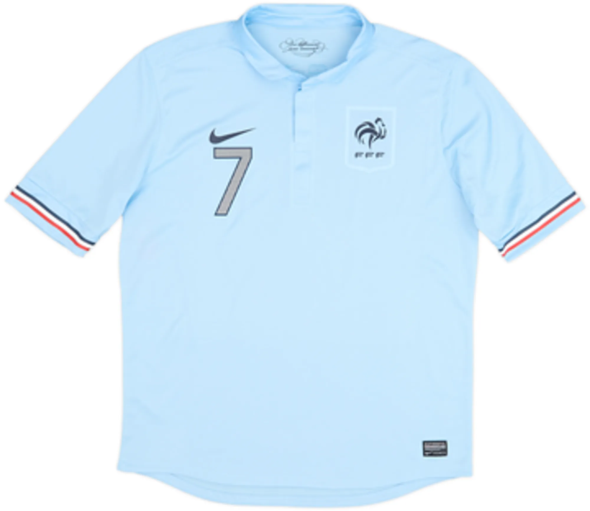 2013-14 France Authentic Away Shirt Ribery #7 - 6/10 - (L)