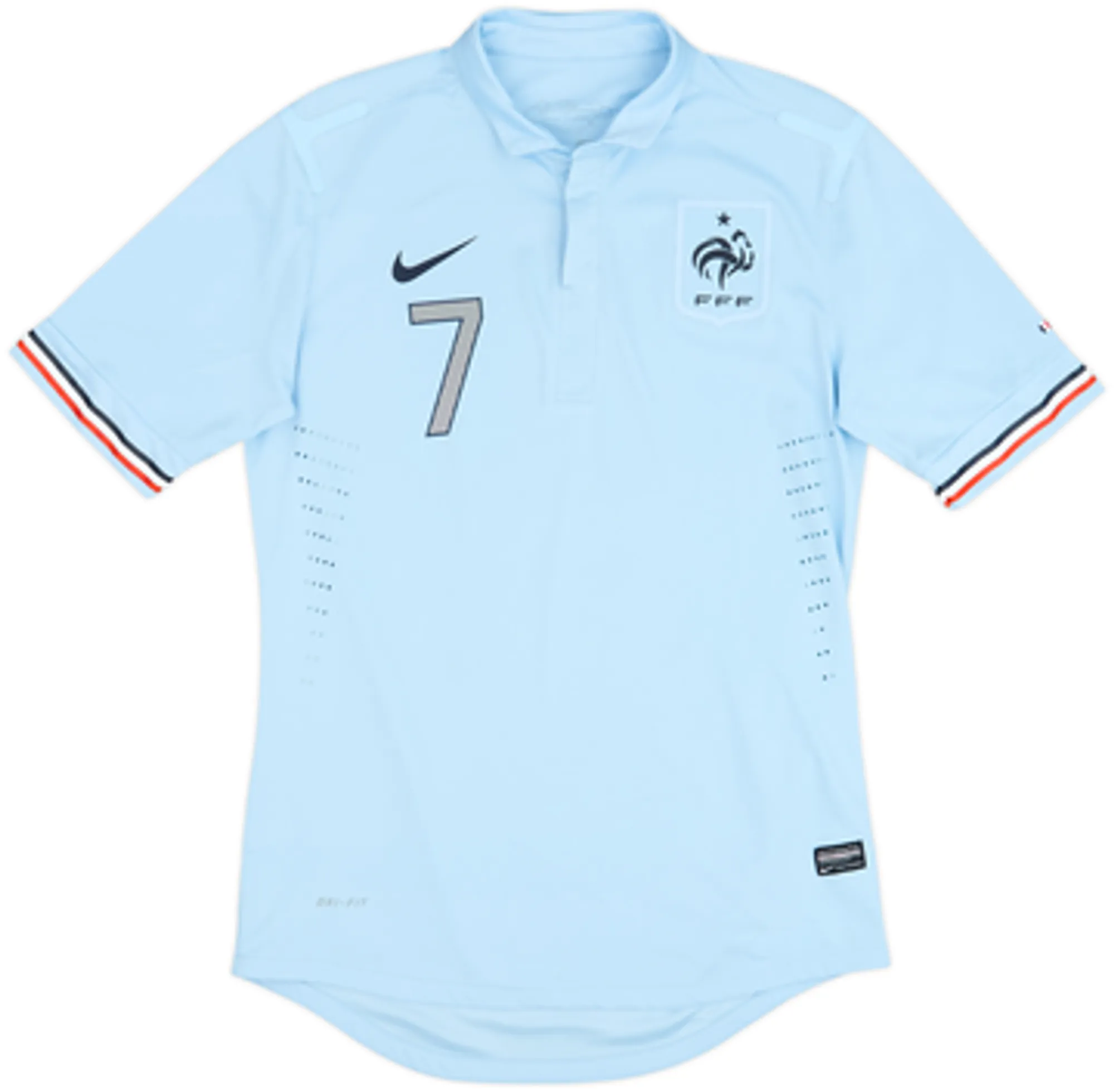 2013-14 France Player Issue Away Shirt Ribery #7 - 8/10 - (XL)