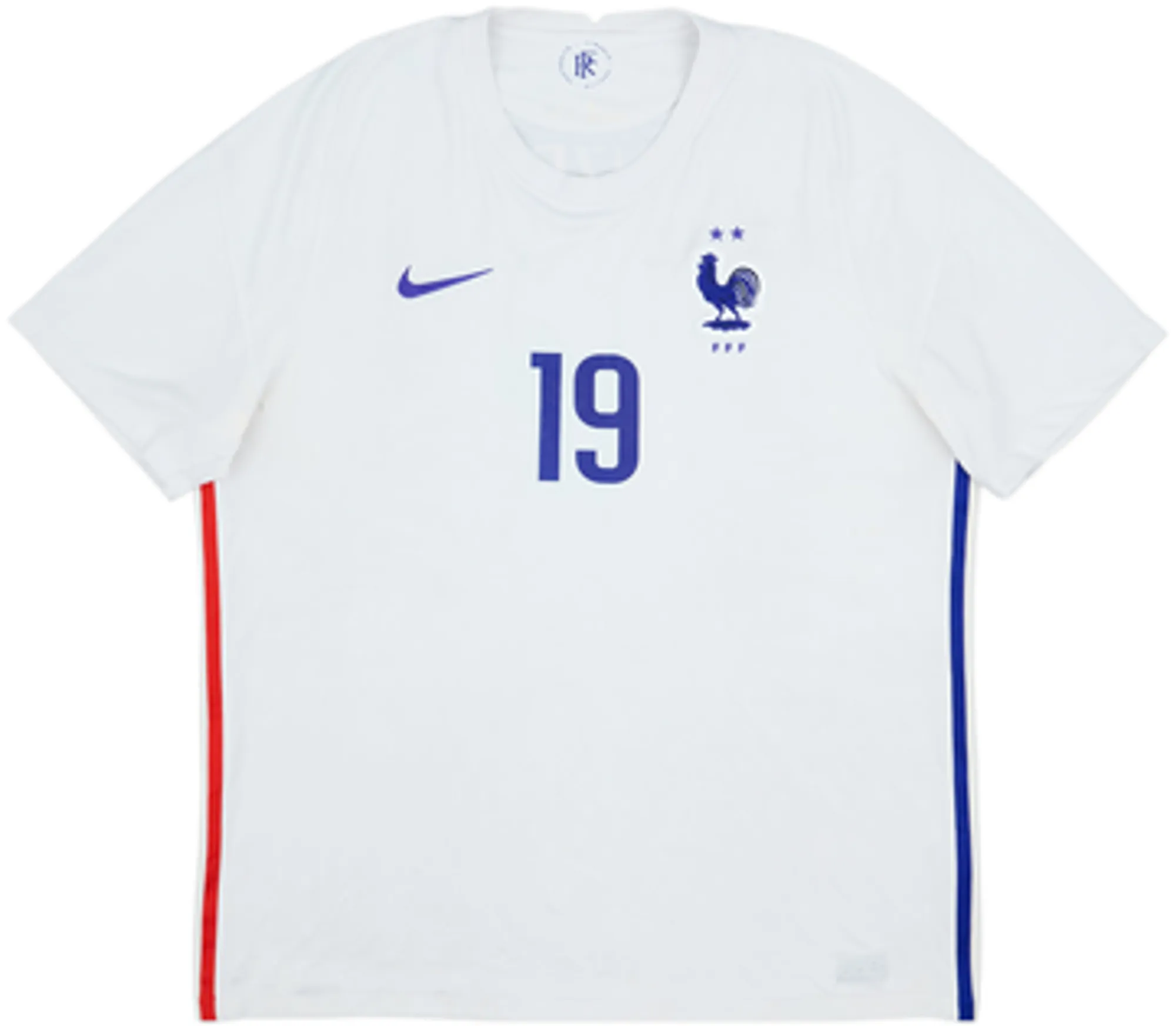 2020-21 France Away Shirt Benzema #19 - 5/10 - (M)