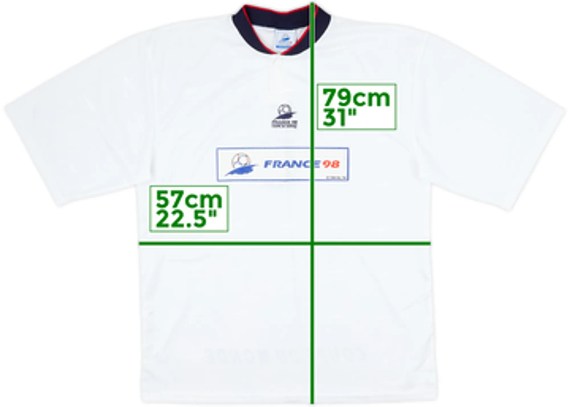 1998 France Coupe du Monde 98 Training Shirt - 9/10 - (XL)