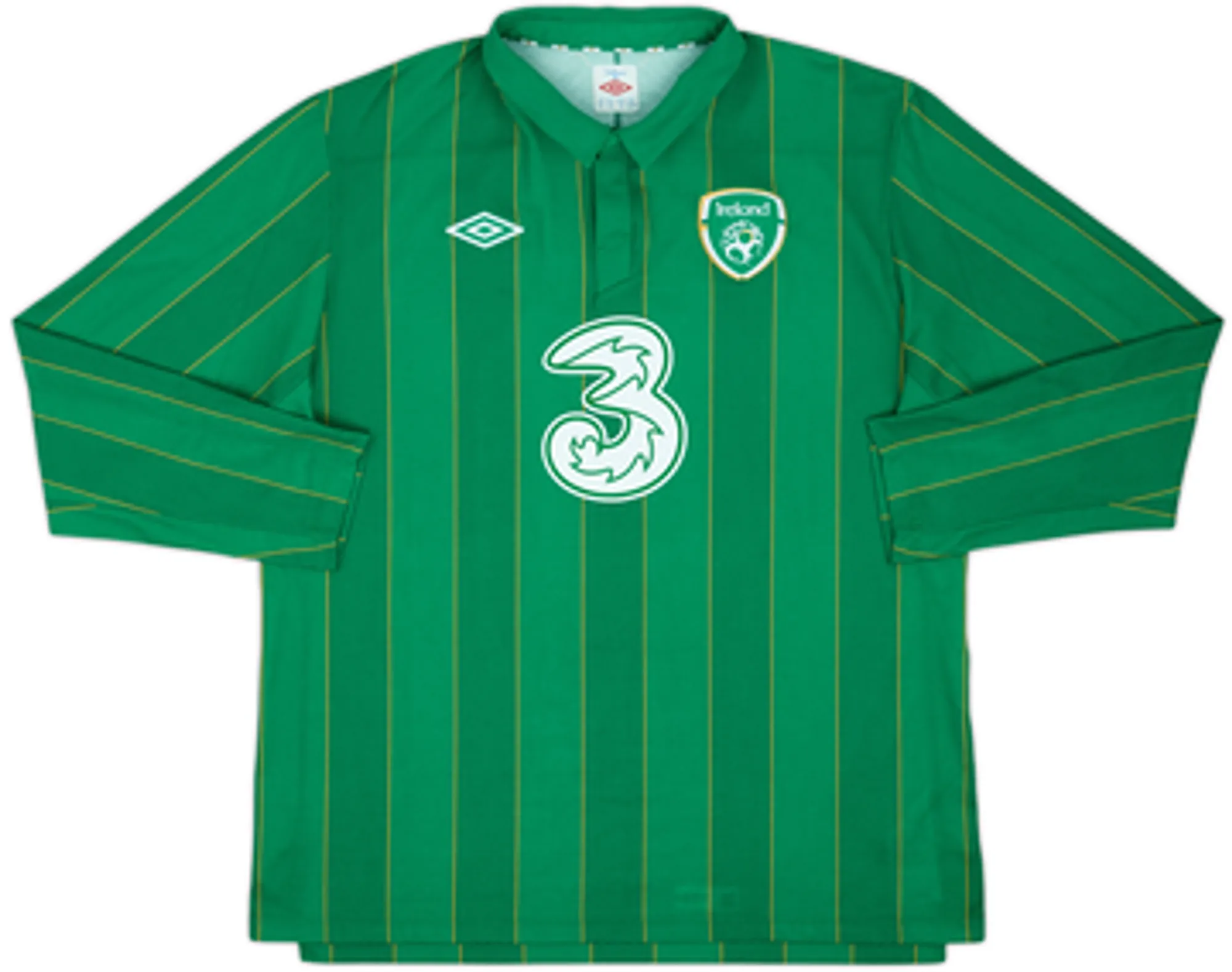 2011-12 Ireland Home L/S Shirt Keane #10 - 8/10 - (XL)