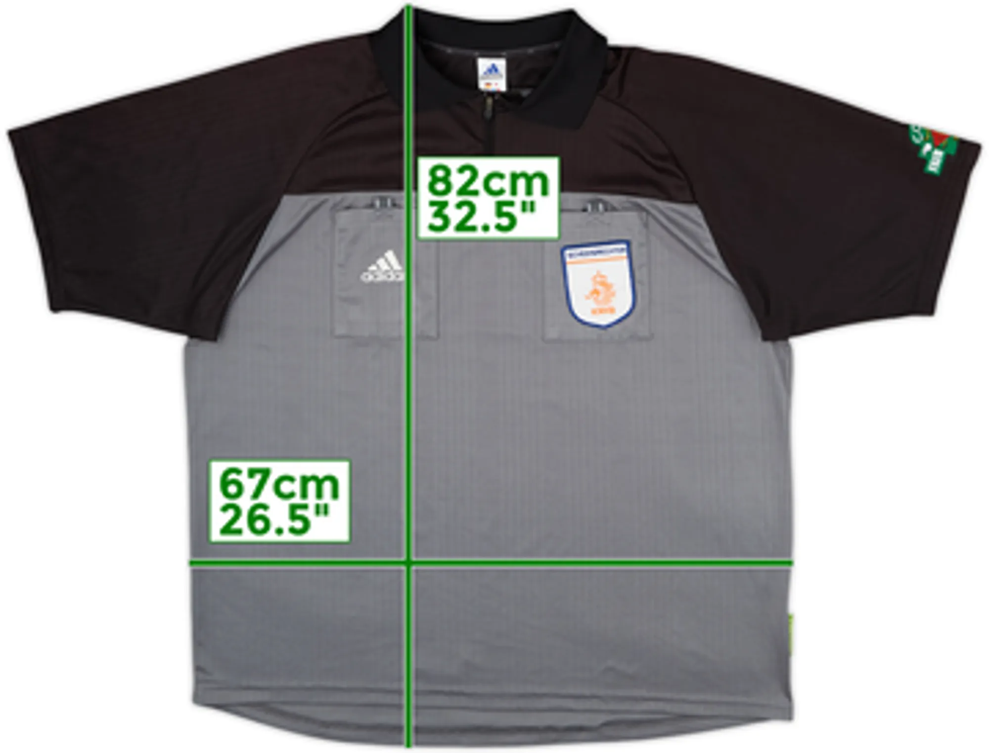 1990s Netherlands adidas Referee L/S Shirt - 9/10 - (XXL)