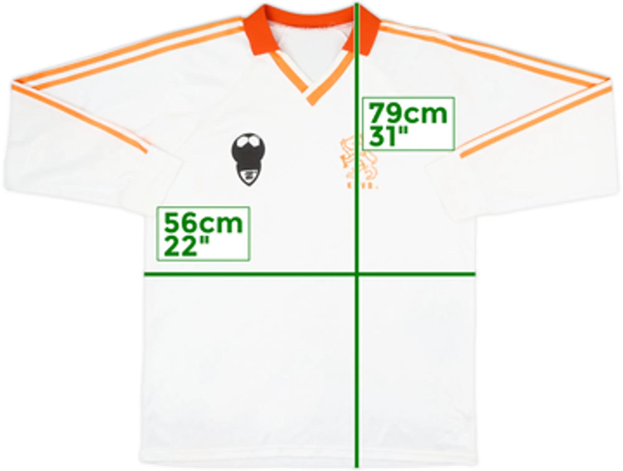 1990-92 Netherlands Away L/S Shirt - 6/10 - (L)