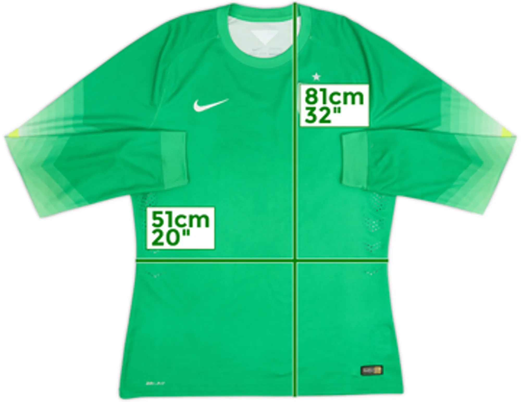 2014-15 England Authentic GK Shirt - 9/10 - (XL)