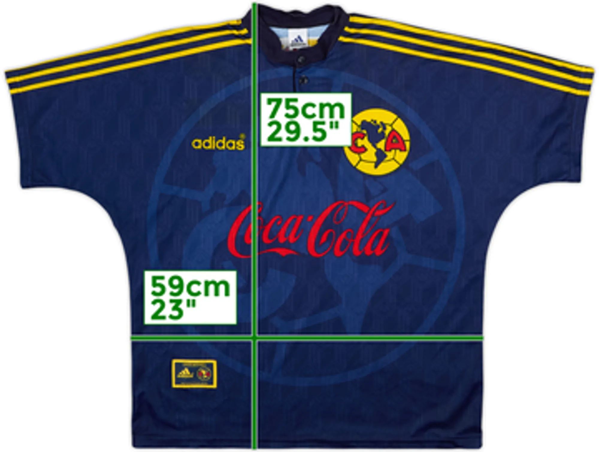1996-98 Club America Away Shirt - 9/10 - (XL)