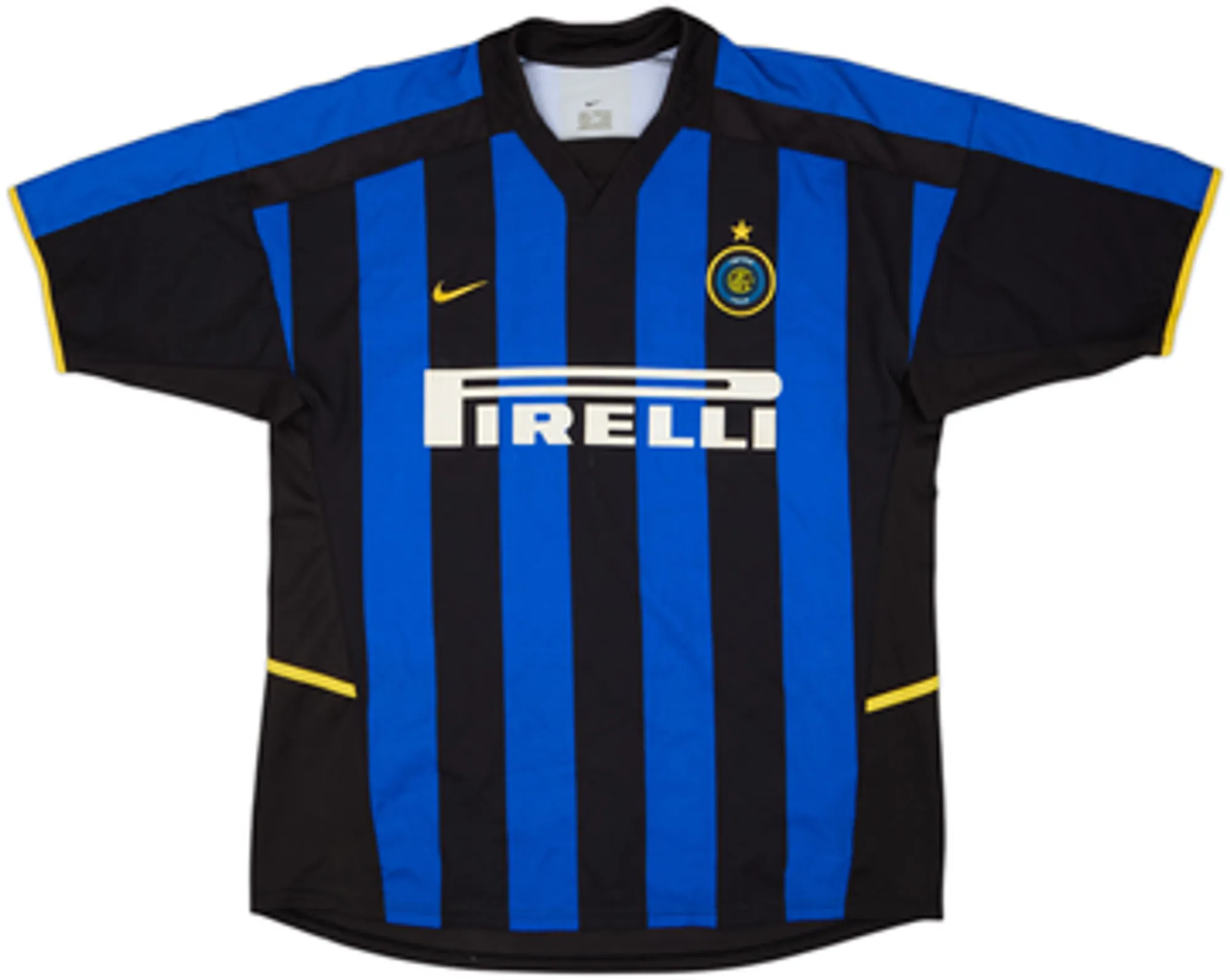 2002-03 Inter Milan 'Signed' Home Shirt Vieri #32 - 8/10 - (L)