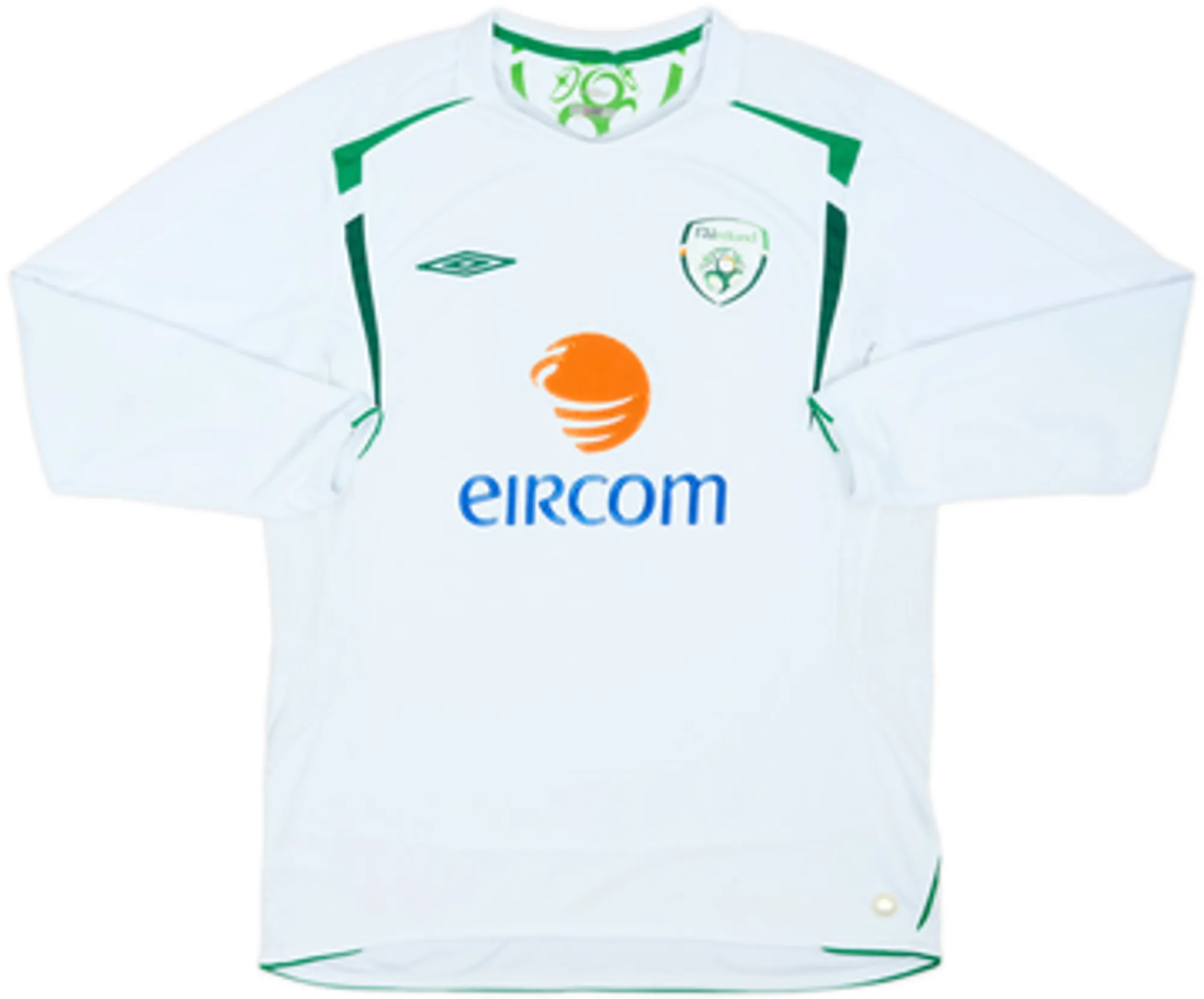 2005-07 Ireland Away L/S Shirt Duff #11 - 6/10 - (L)