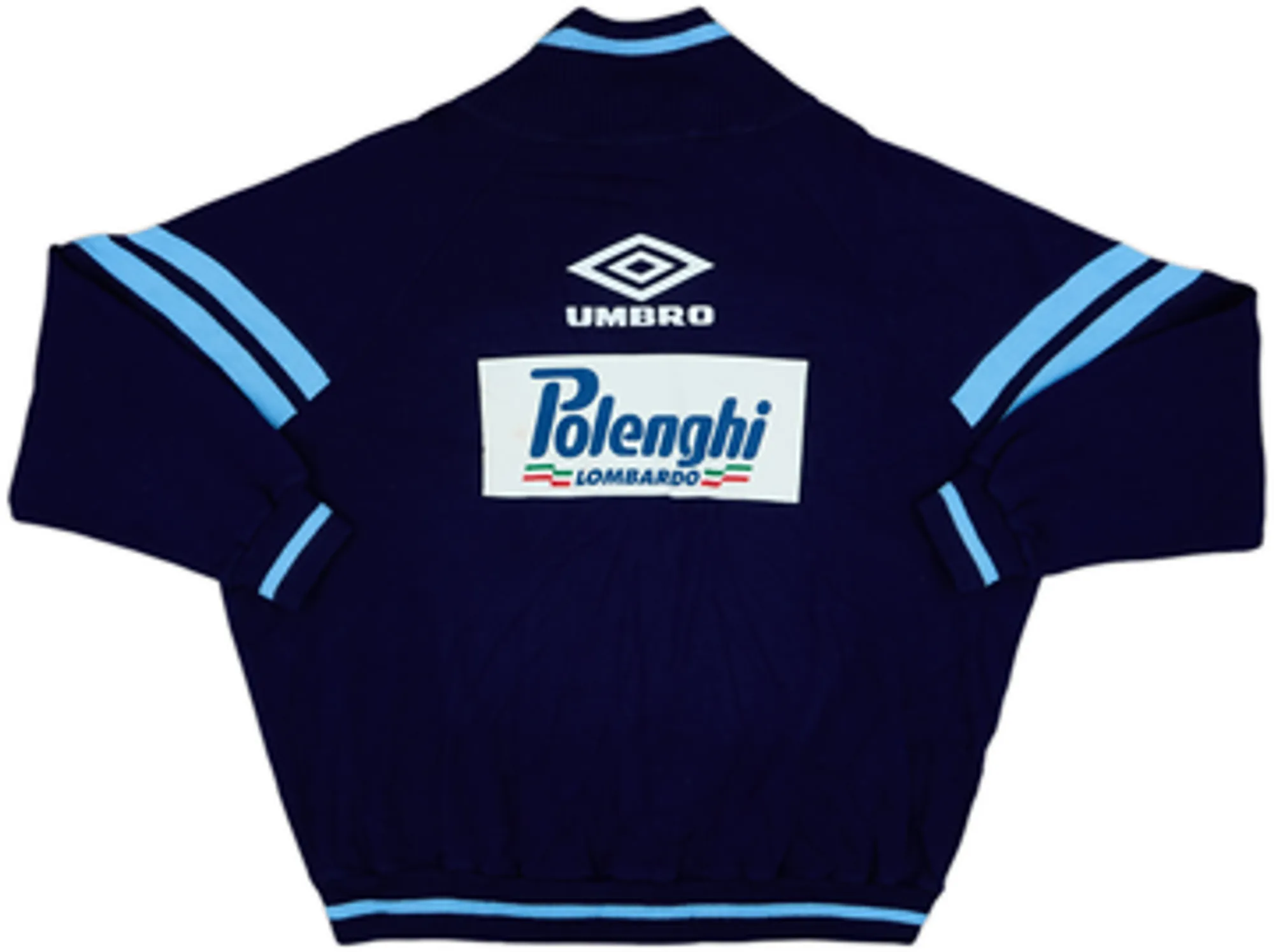 1992-94 Lazio Umbro Player Issue 1/4 Zip Cotton Track Jacket - 8/10 - (L)