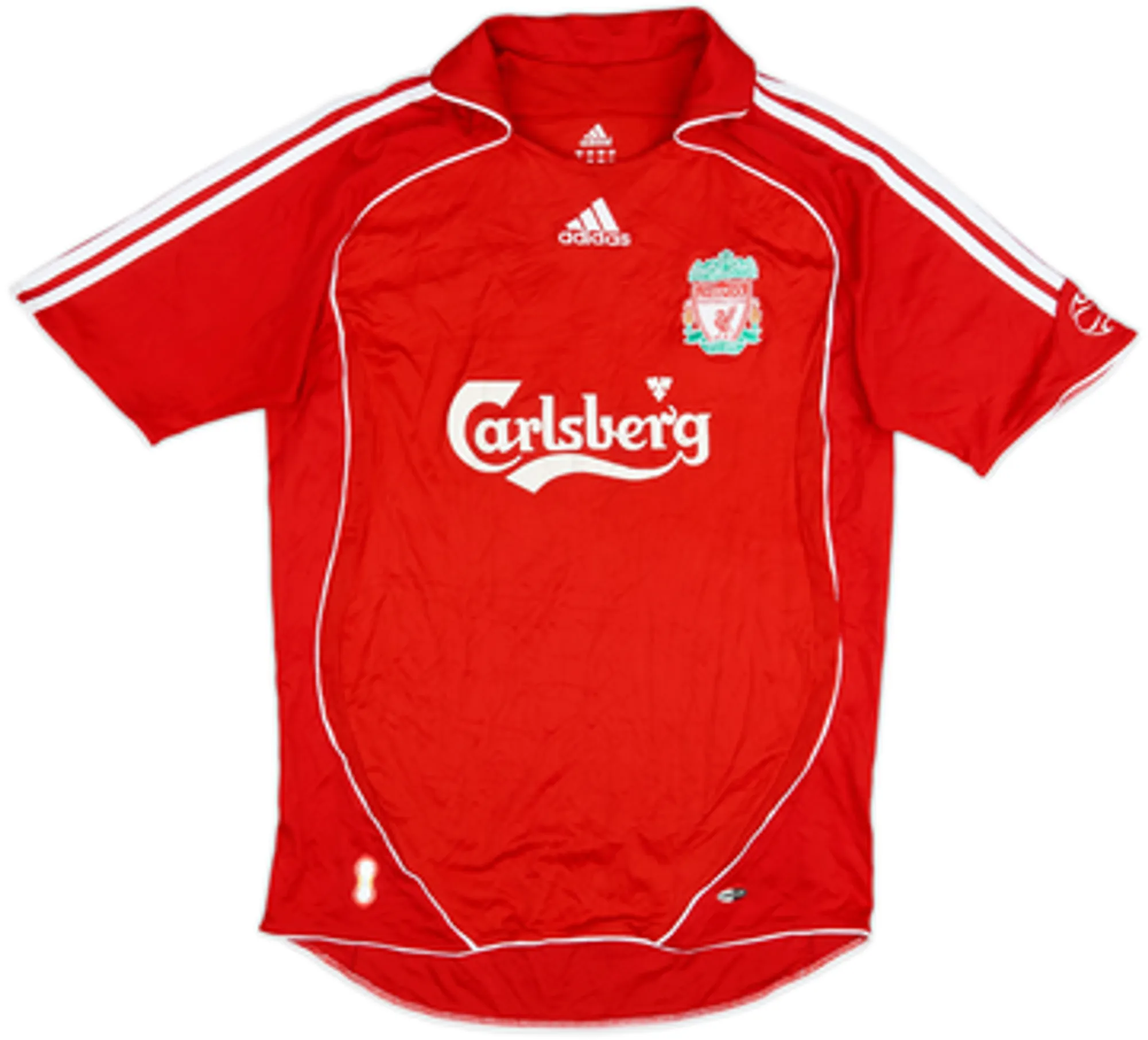 2006-08 Liverpool Home Shirt Kuyt #18 - 6/10 - (M)