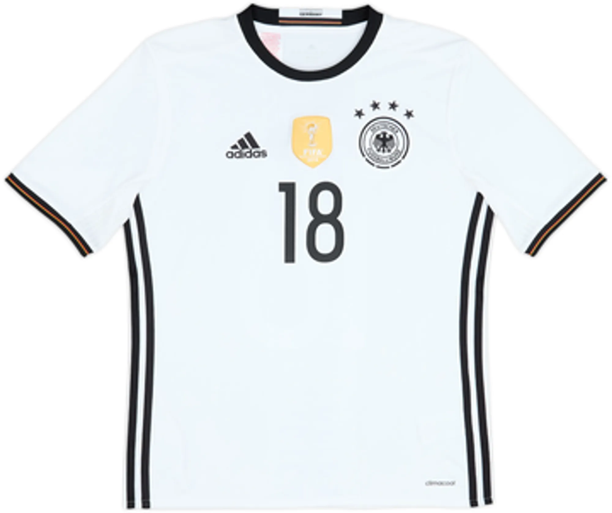 2015-16 Germany Home Shirt Kroos #18 - 9/10 - (XL.Boys)