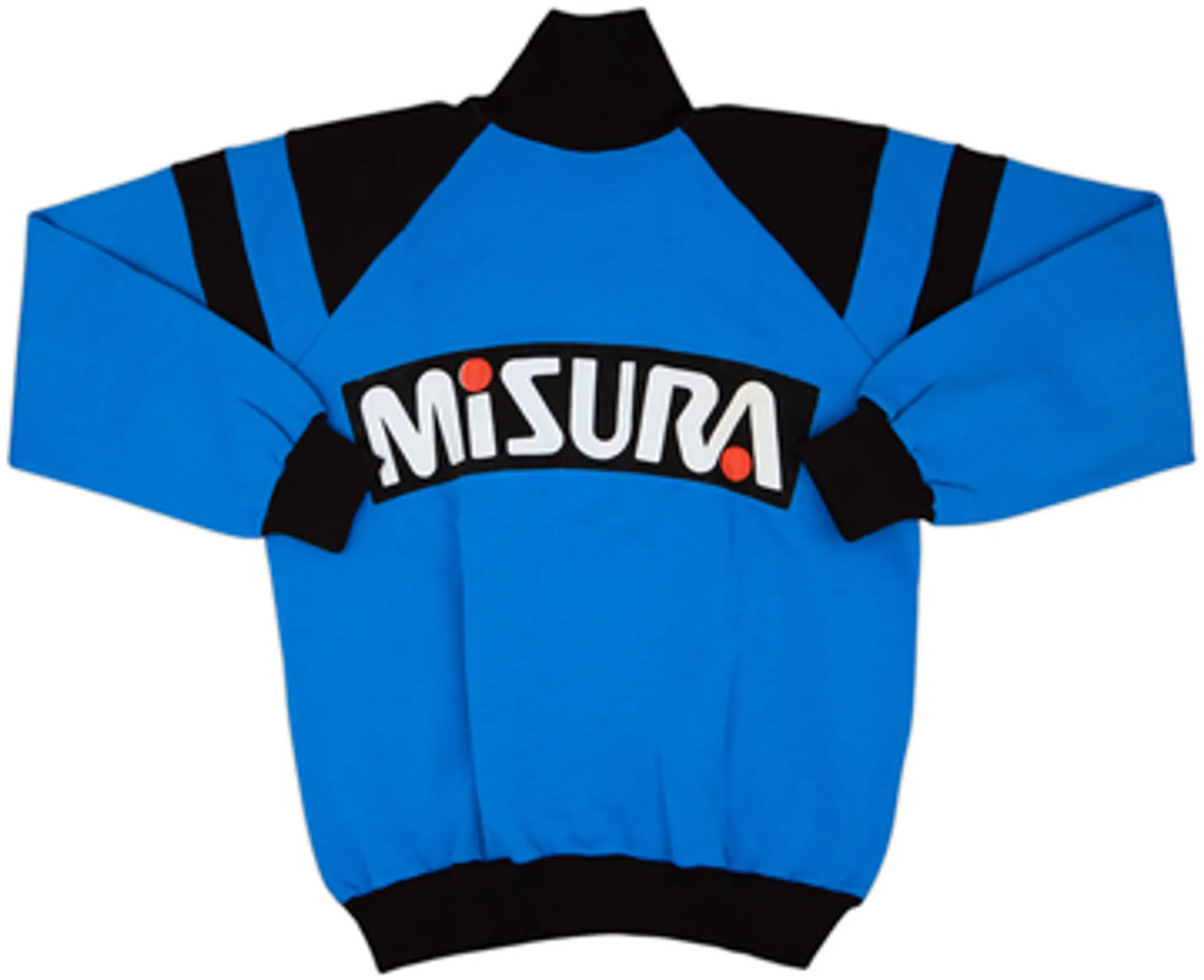 1986-88 Inter Milan Le Coq Sportif 1/4 Zip Training Top - 8/10 - (L)