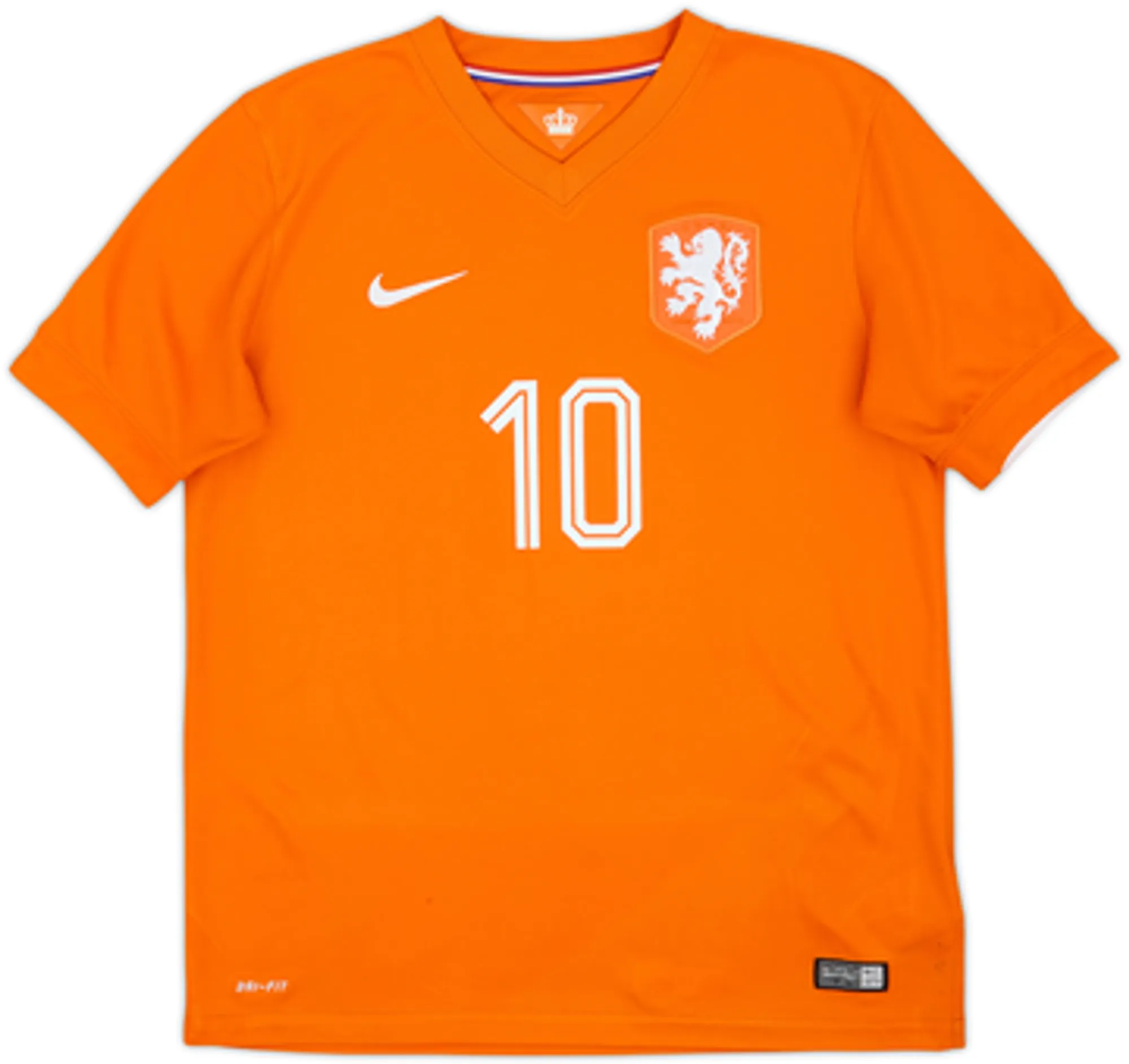 2014-15 Netherlands Home Shirt Sneijder #10 - 6/10 - (XL.Boys)