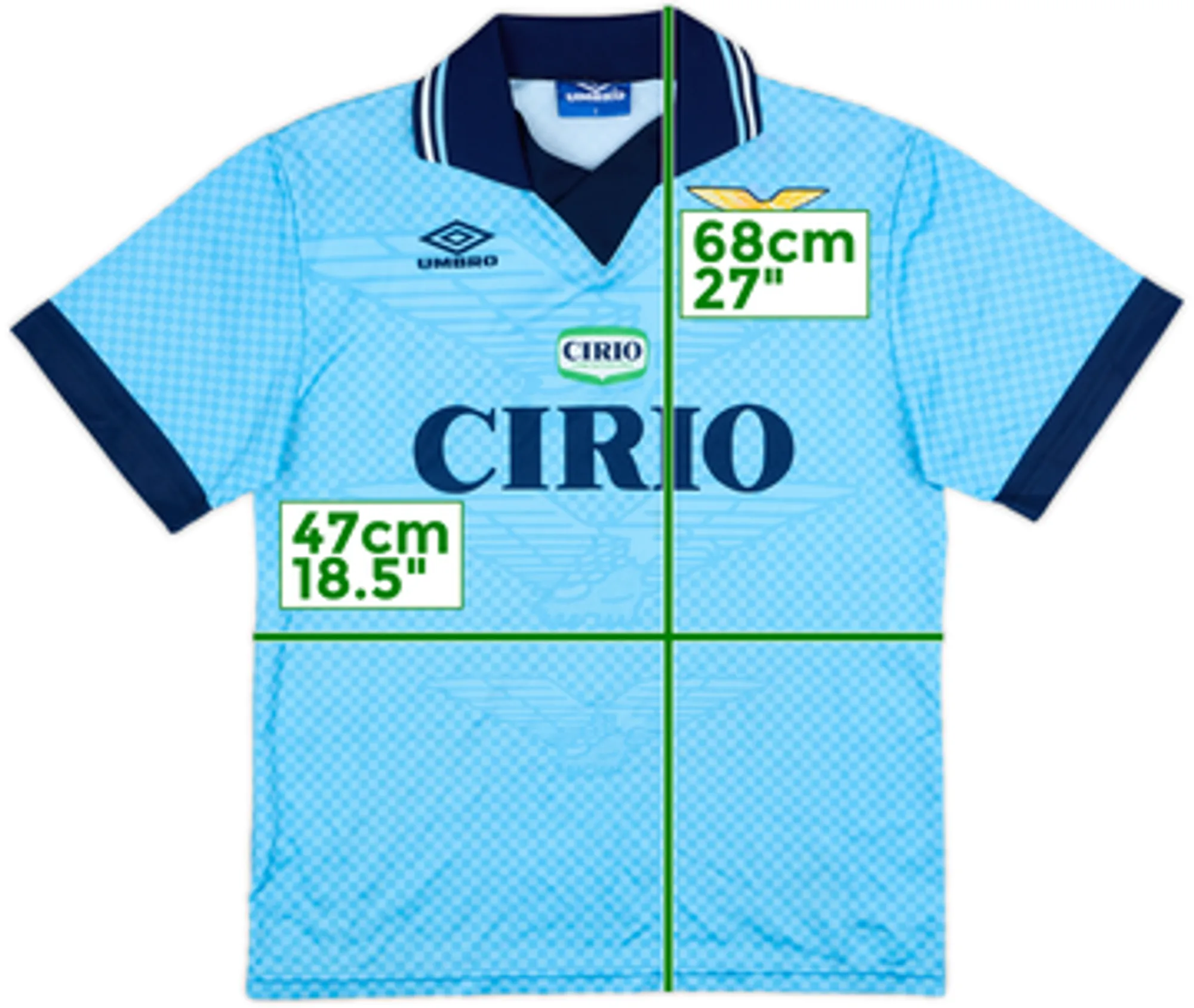 1995-96 Lazio Basic Home Shirt - 5/10 - (S)