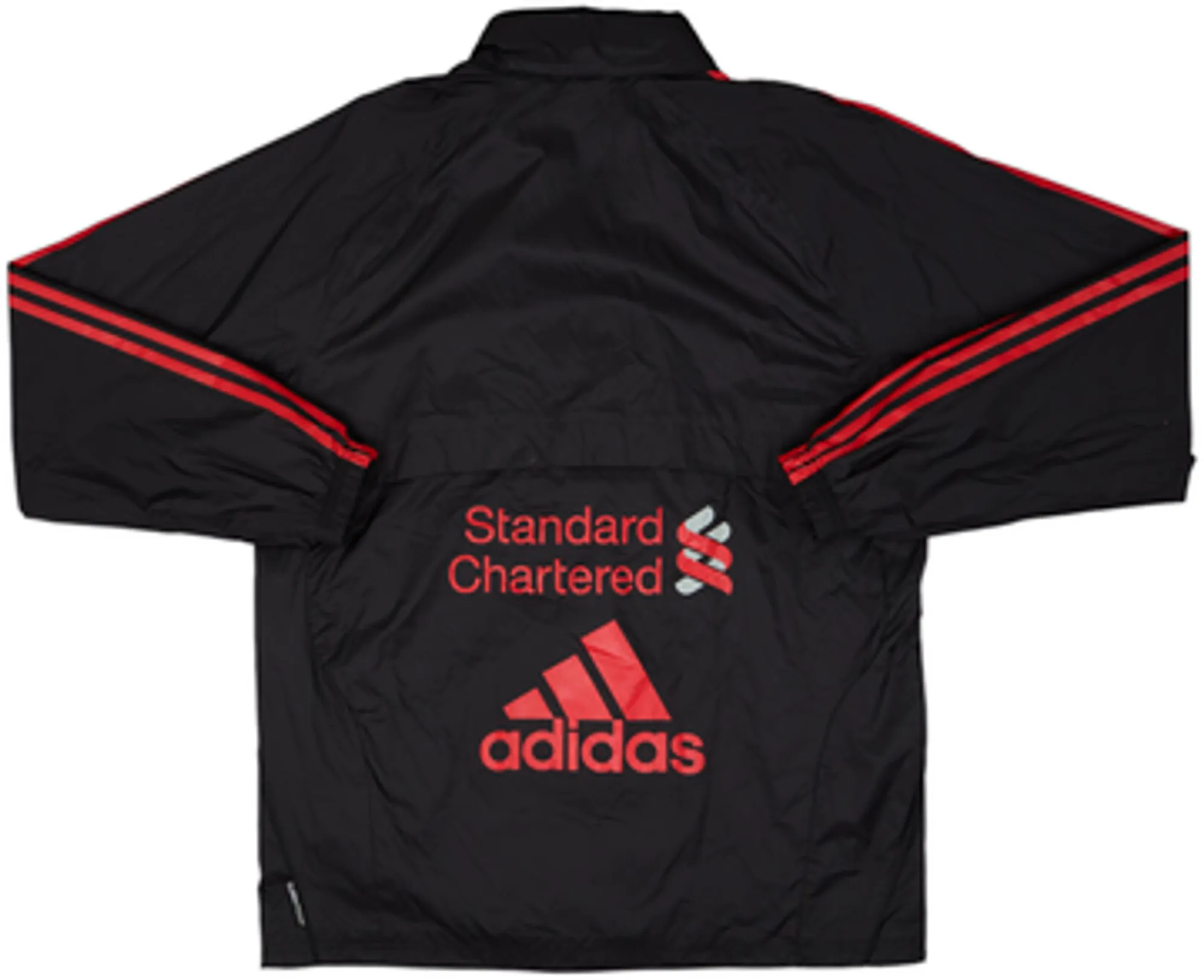 2010-11 Liverpool adidas Staff Issue Hooded Rain Jacket SR - 8/10 - (L)
