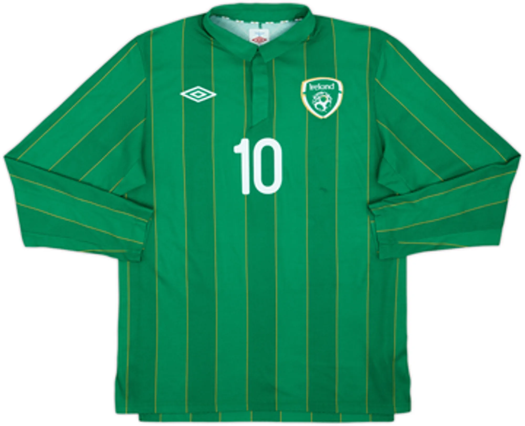 2011-12 Ireland Home L/S Shirt Keane #10 - 6/10 - (M)