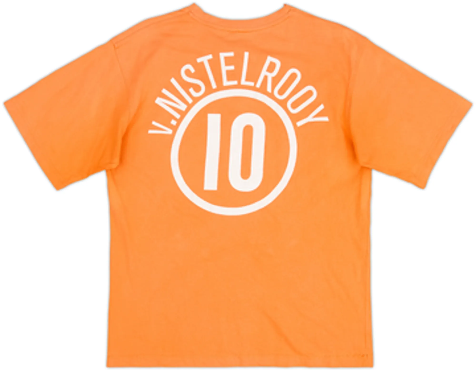 2006-07 Netherlands Nike Cotton Tee v.Nistelrooy #10 - 6/10 - (M)