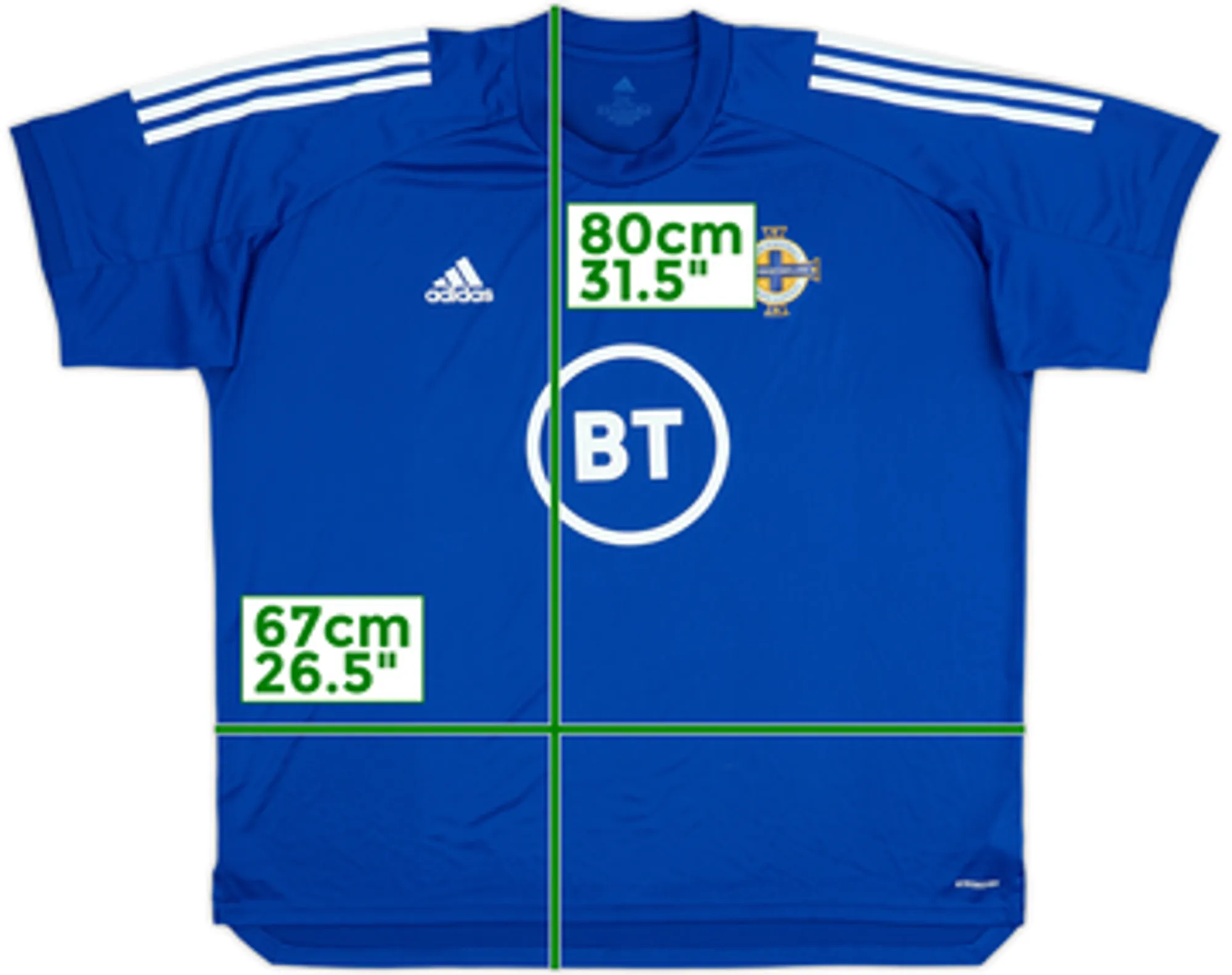 2020-21 Northern Ireland adidas Training Shirt - 10/10 - (XXL)