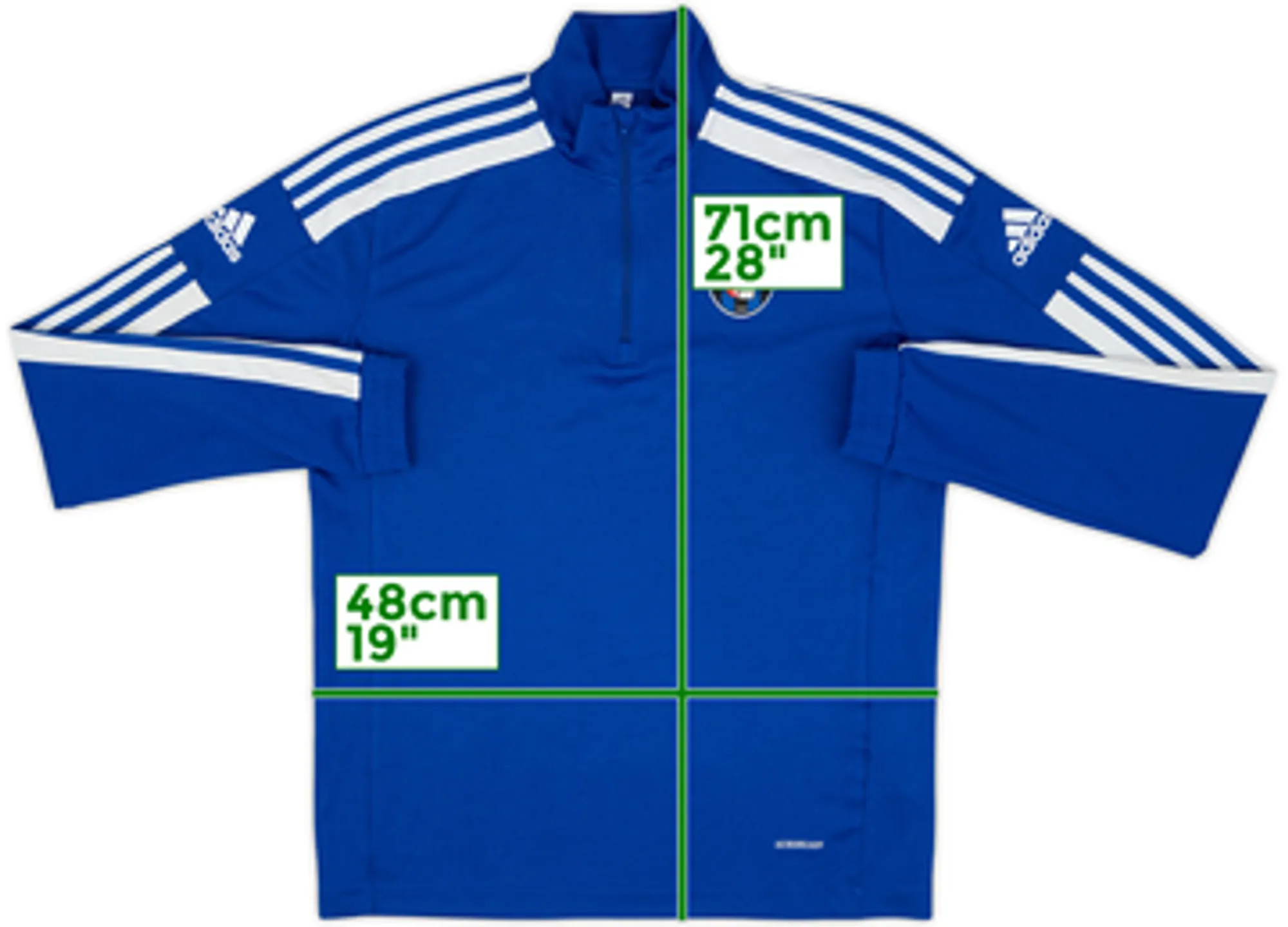 2021-22 Pisa adidas 1/4 Zip Drill Top - 8/10 - (M)