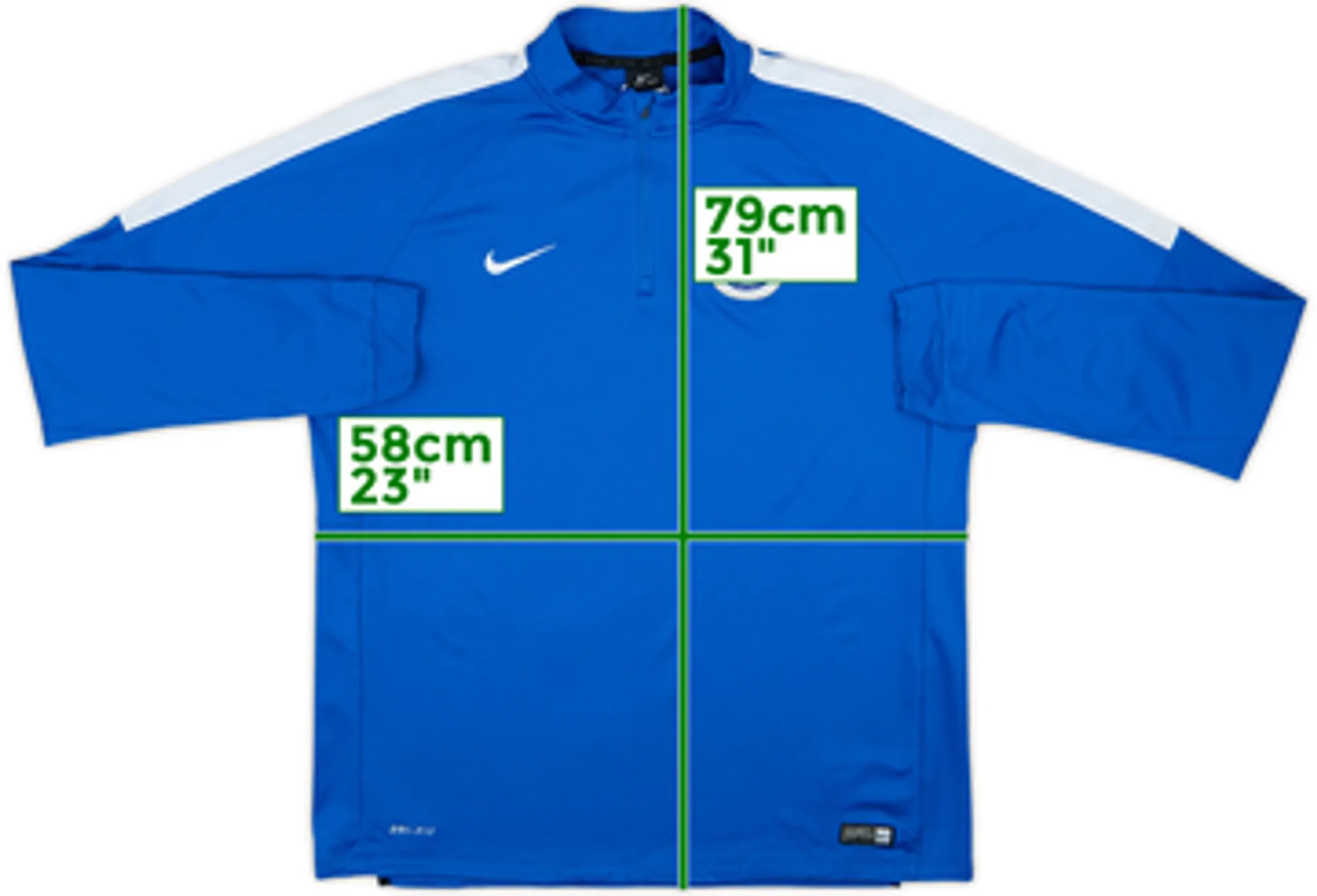 2014-15 QPR Nike 1/4 Zip Training Top - 7/10 - (XL)