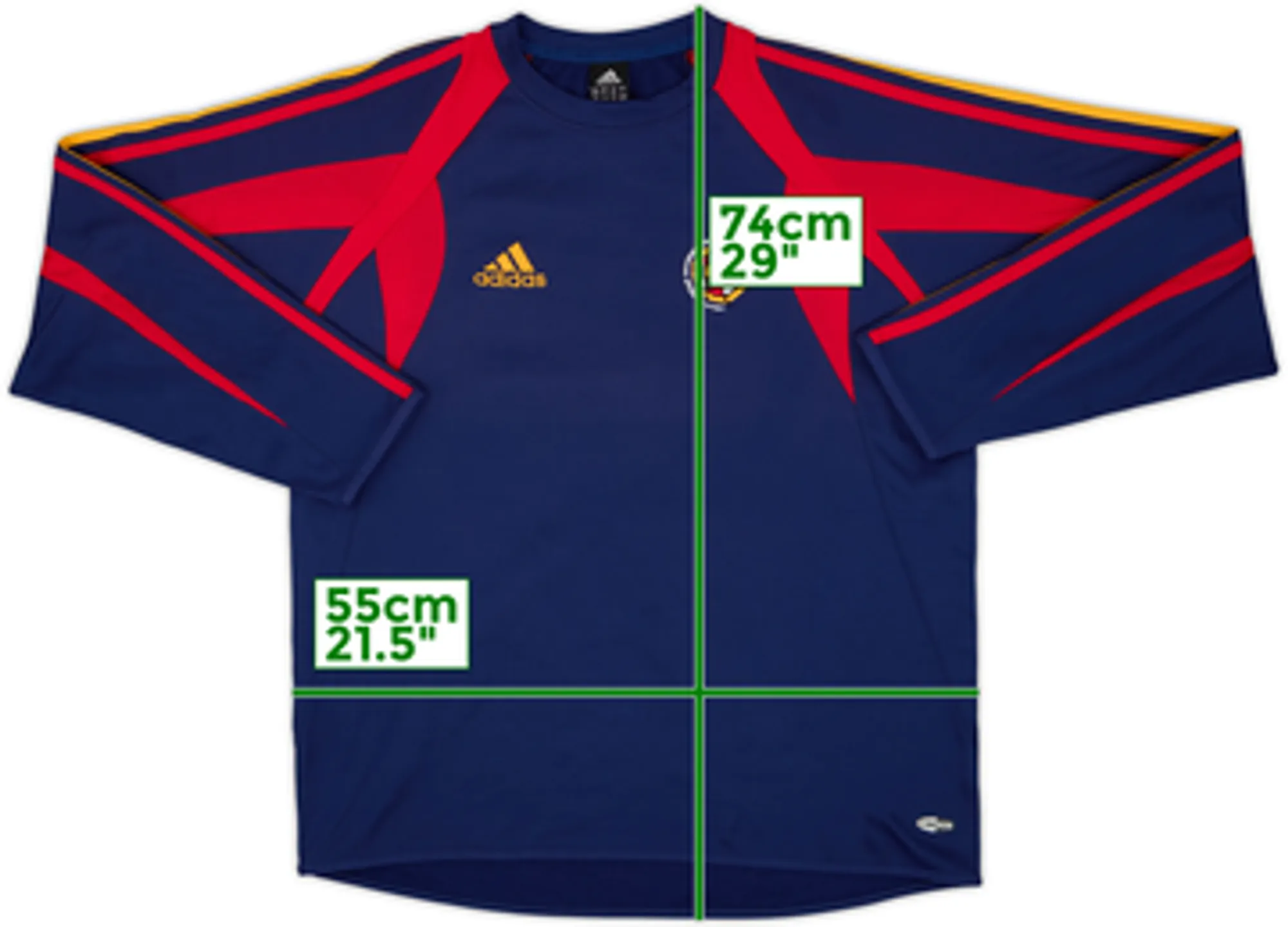 2004-05 Spain adidas Drill Top - 8/10 - (M/L)