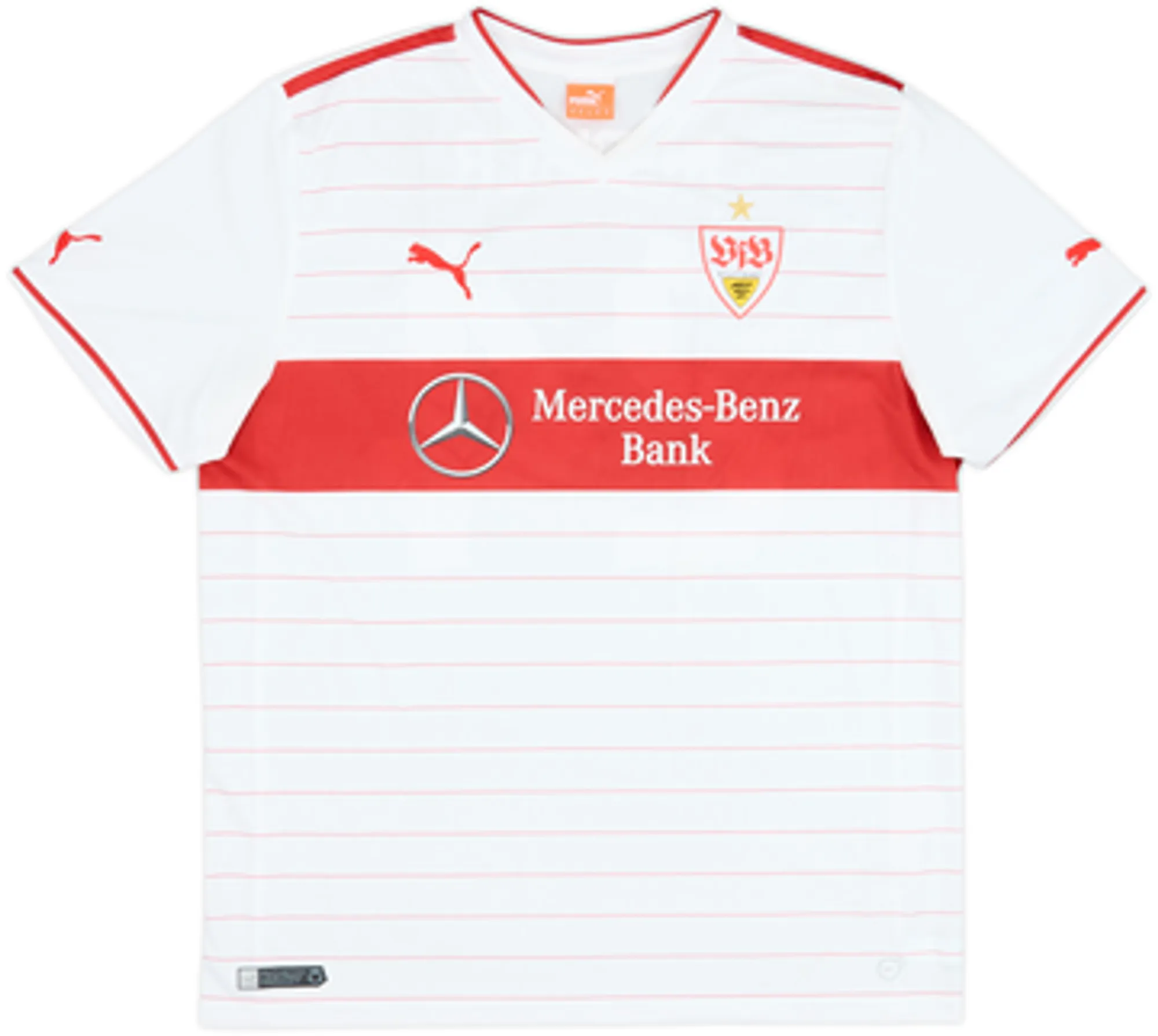 2013-14 Stuttgart Home Shirt Rudiger #24 - 6/10 - (XL)