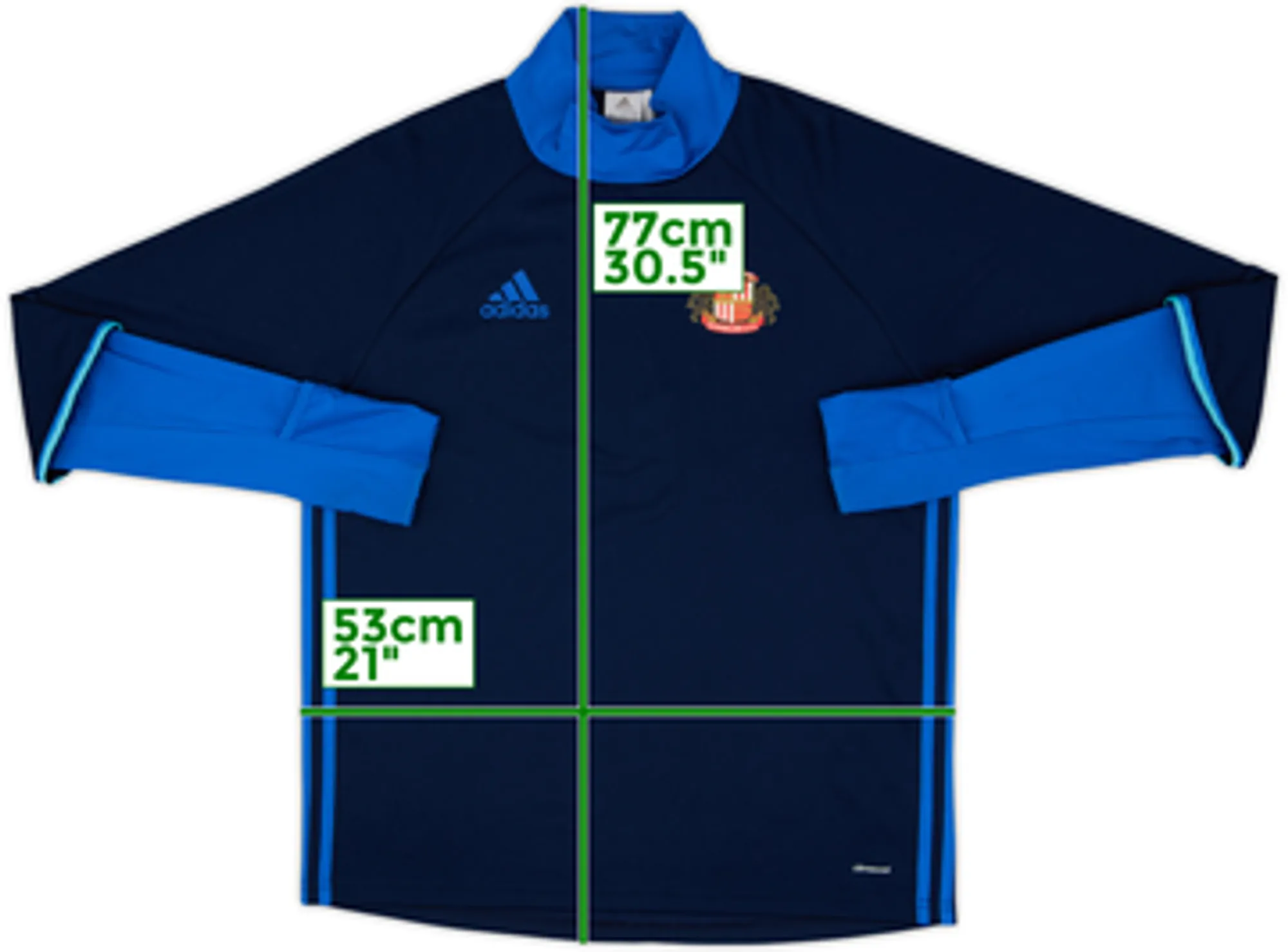 2016-17 Sunderland adidas Training Top - 8/10 - (L)