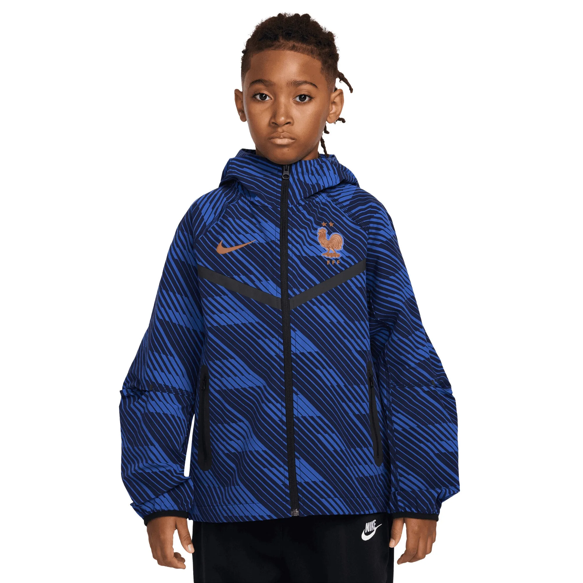 France Nike Tech Woven Jacket - Royal Blue - Kids
