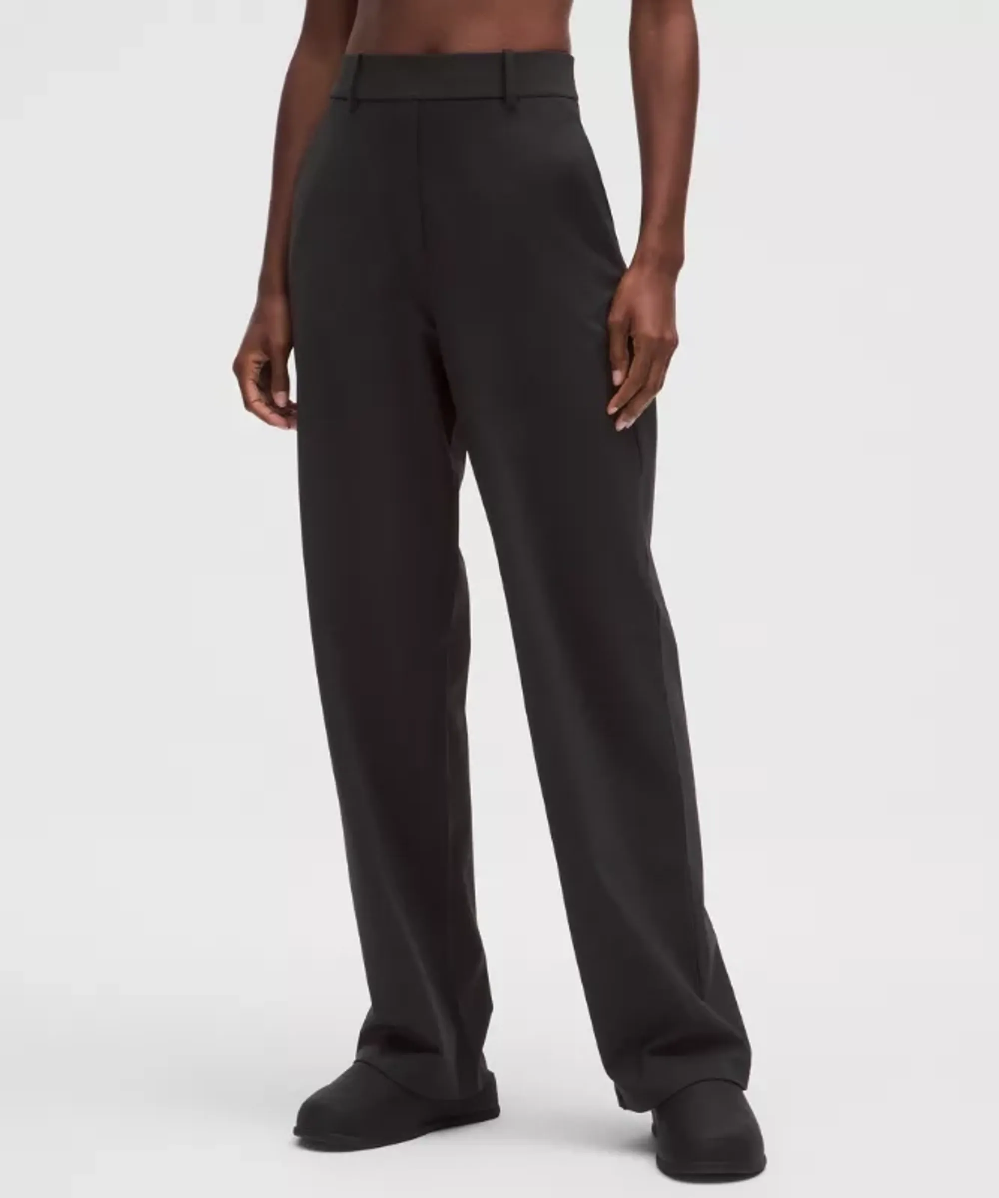 lululemon – Women's Daydrift High-Rise Straight-Leg Trousers Short – Color Black – Size XL