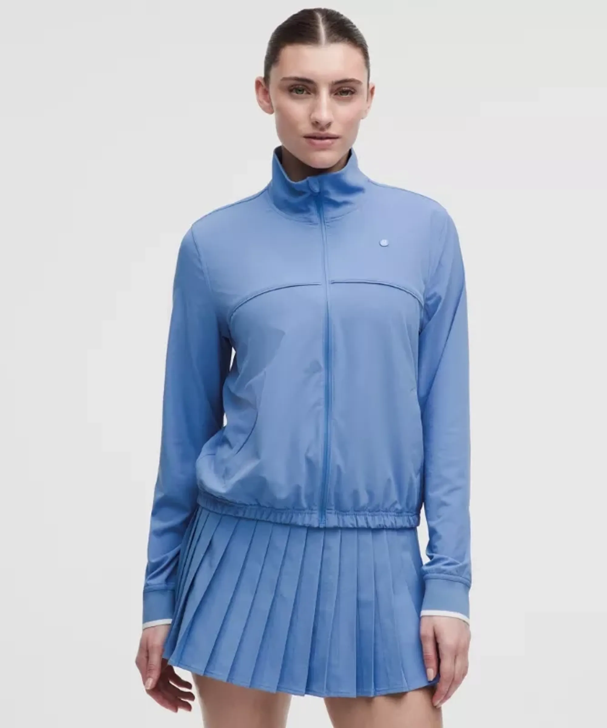 lululemon – Women's Court Rival Tennis Track Jacket – Color Blue – Size 10