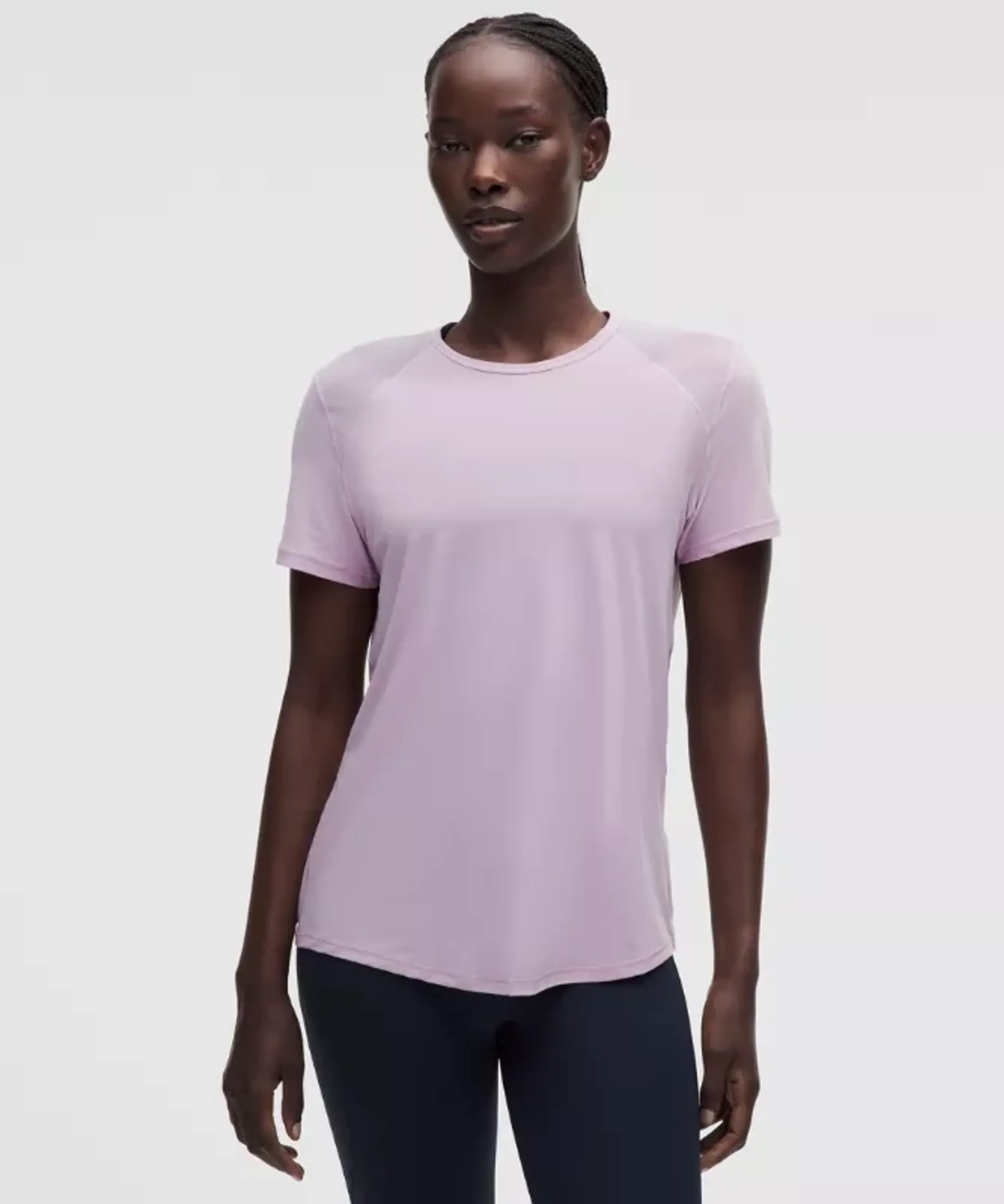lululemon – Women's Sculpt Short-Sleeve Shirt – Color Purple – Size 2