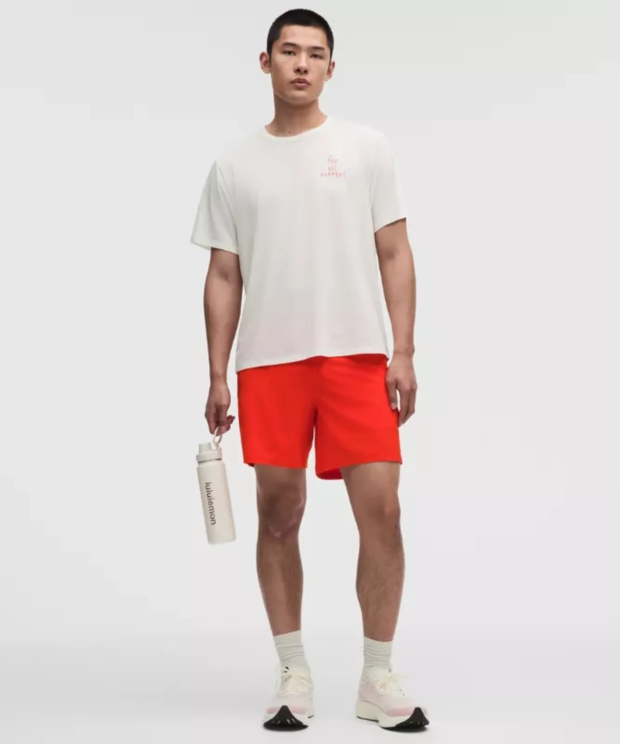 lululemon – Men's Pace Breaker Lined Shorts – 7" – Color Red – Size 2XL