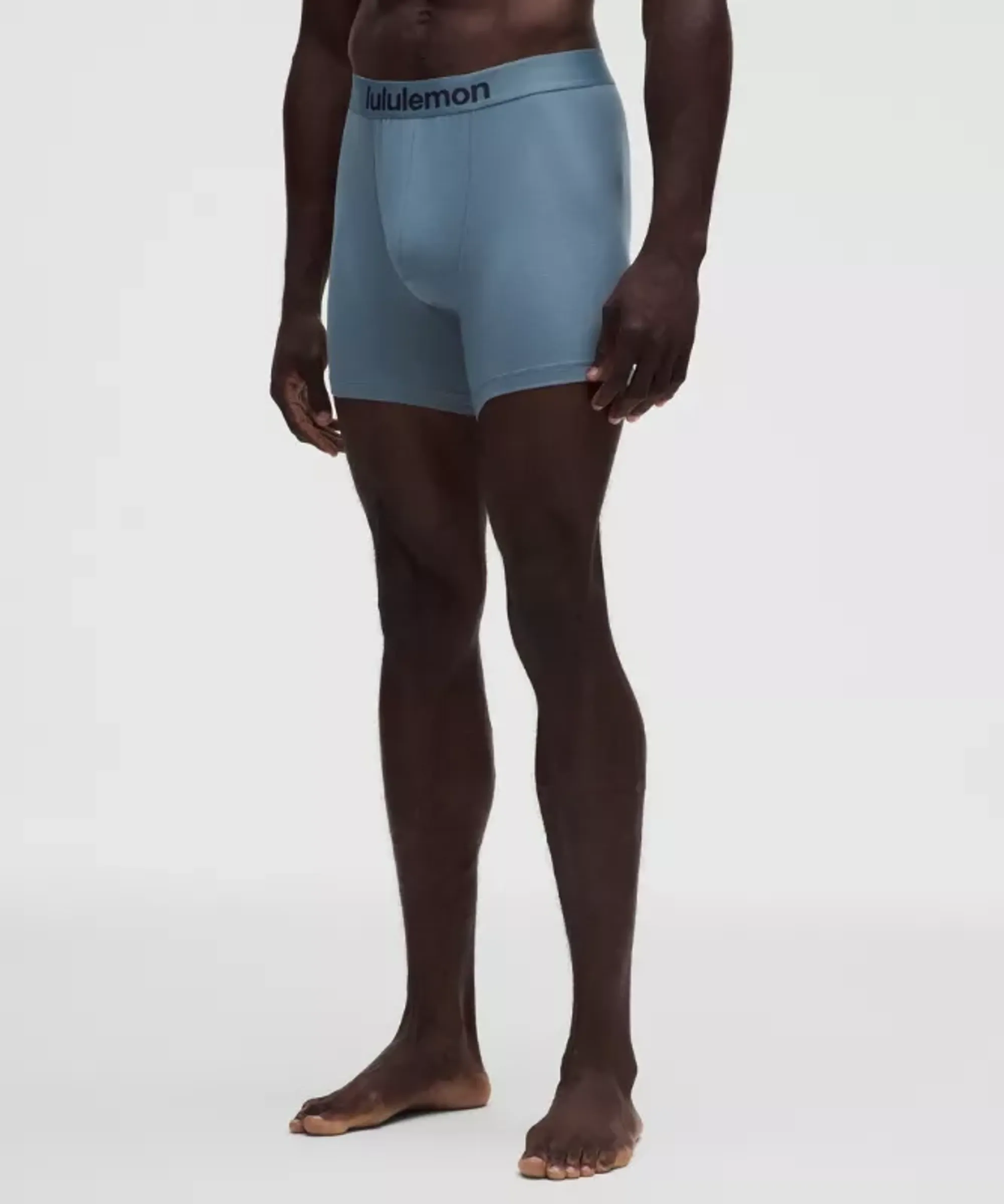 lululemon – Men's Always In Motion Boxers Briefs – 5" – Color Blue – Size Small