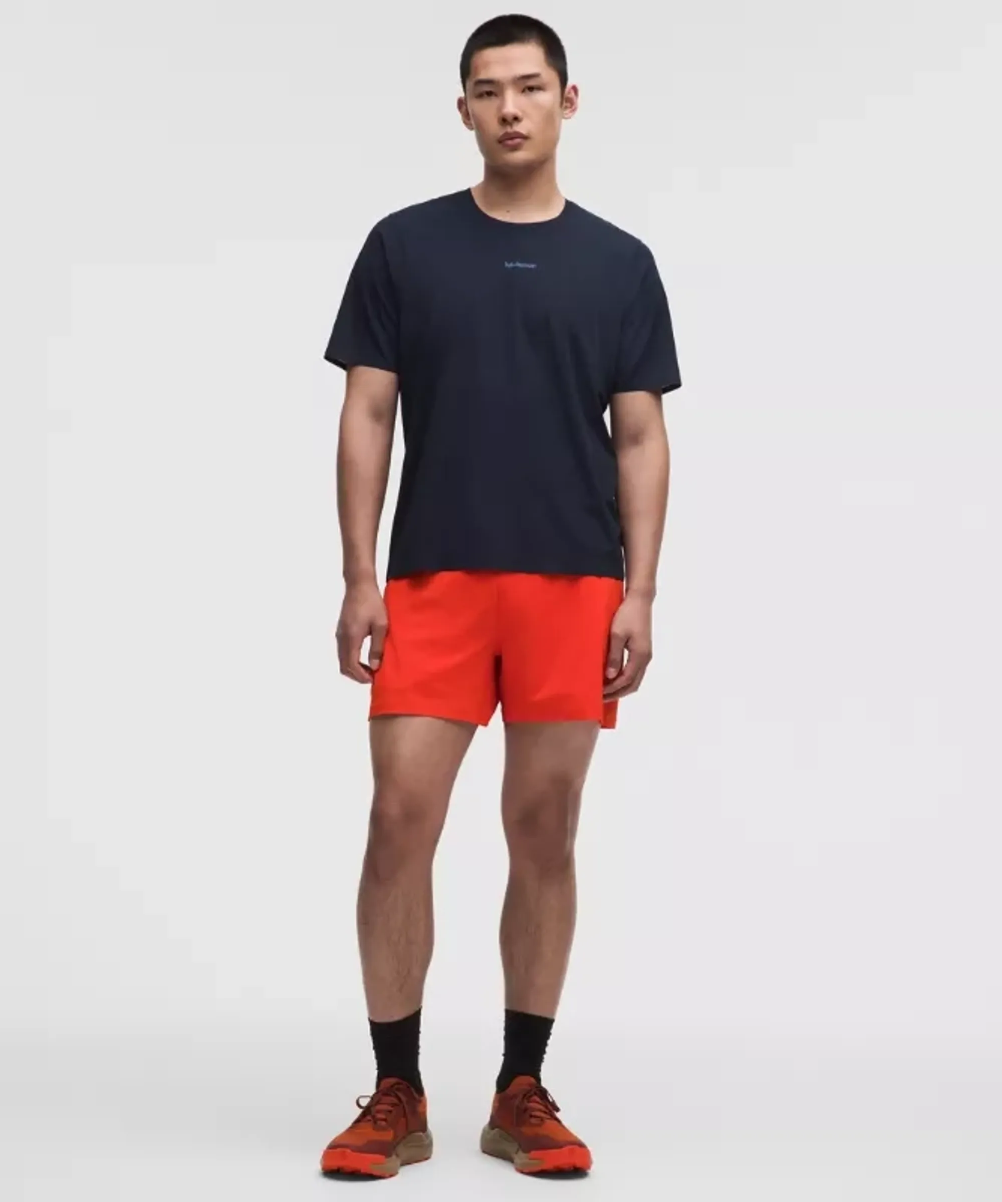 lululemon – Men's Pace Breaker Lined Shorts – 5" – Color Red – Size Small