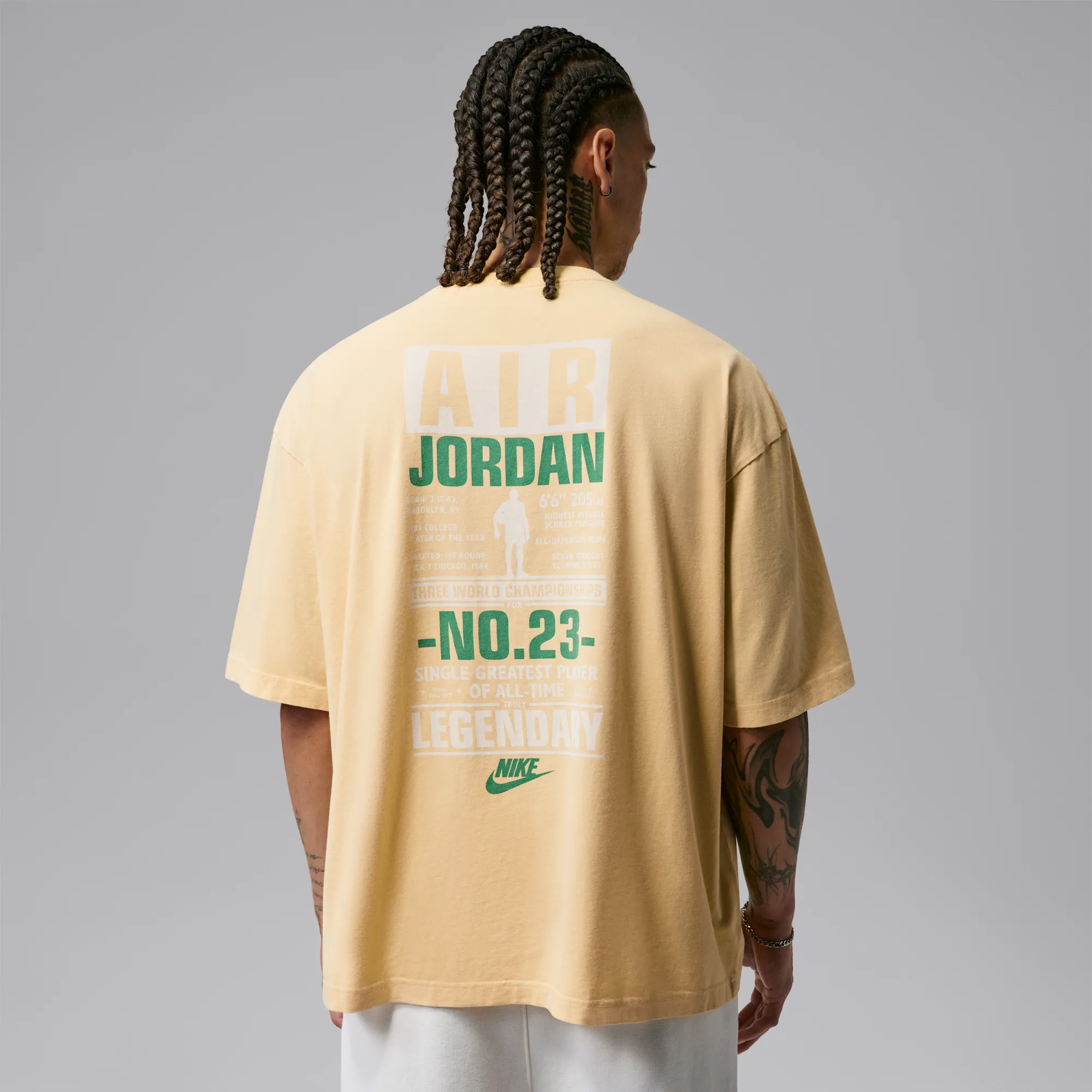 Nike Jordan Flight Men's T-Shirt - Yellow