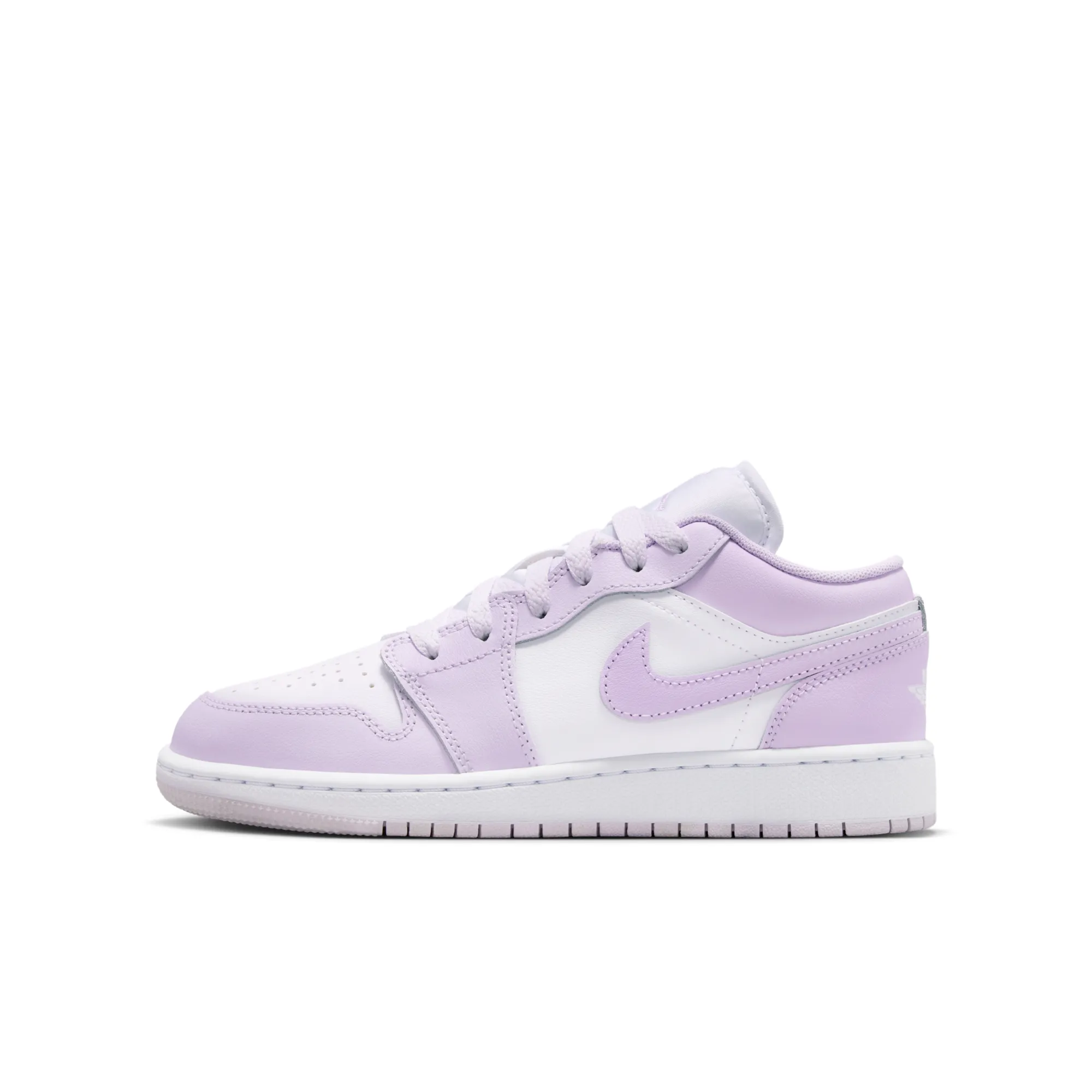 Nike Air Jordan 1 Low Older Kids' Shoes - Purple