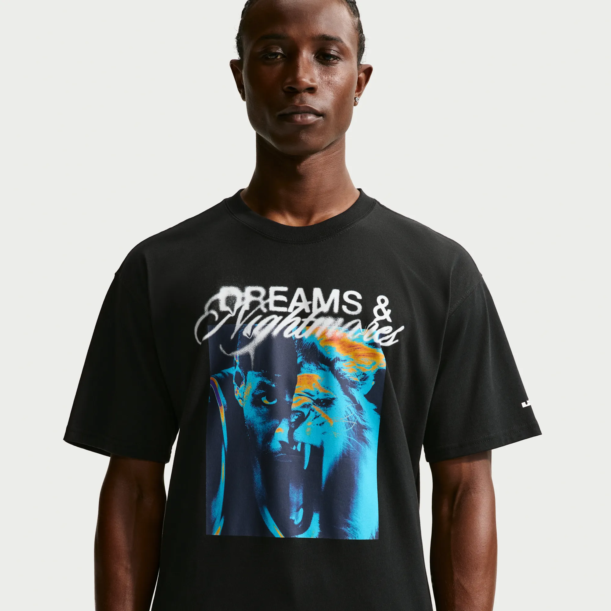LeBron 'Dreams and Nightmares' Men's Nike Basketball T-Shirt - Black