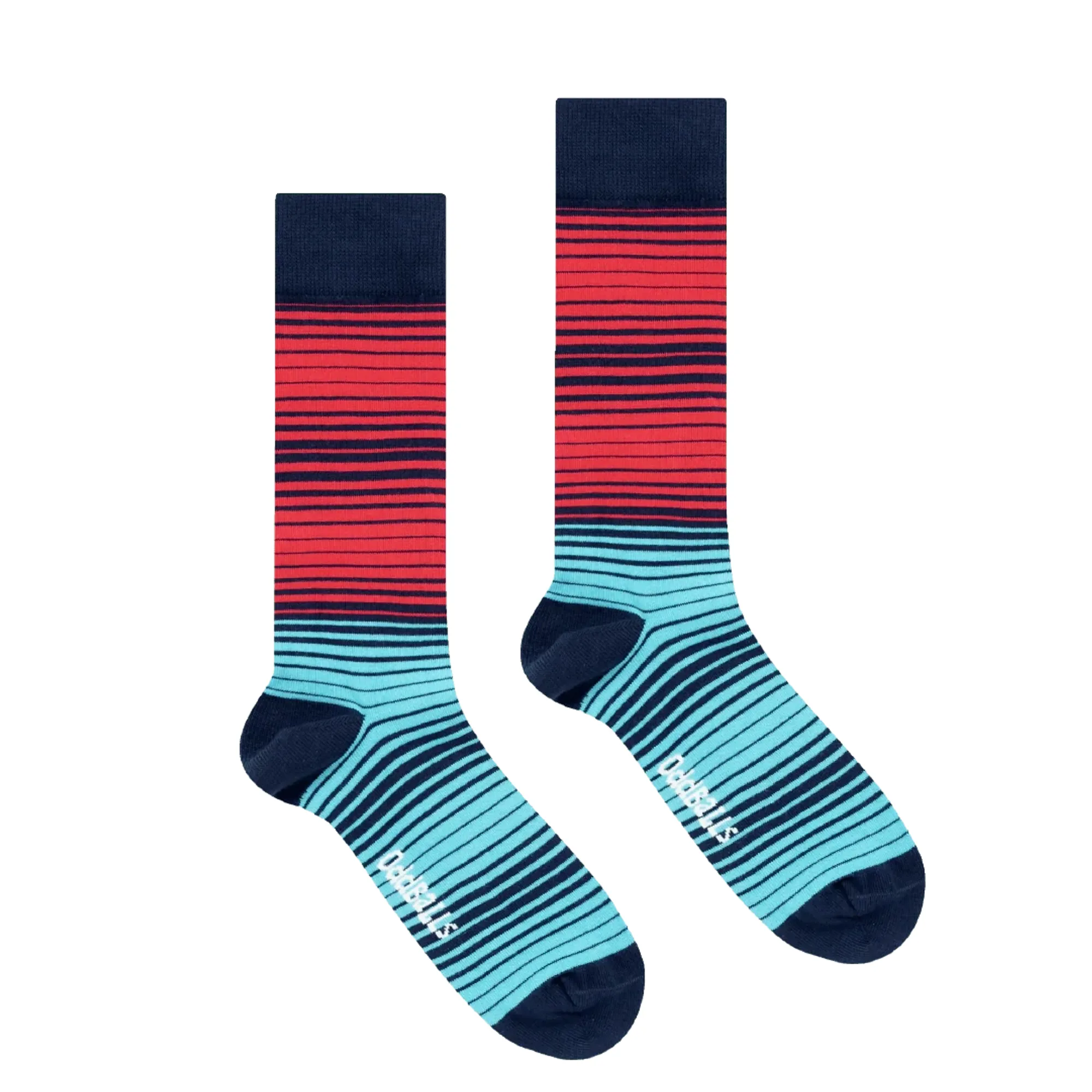 Navy Cyan Magenta - Socks