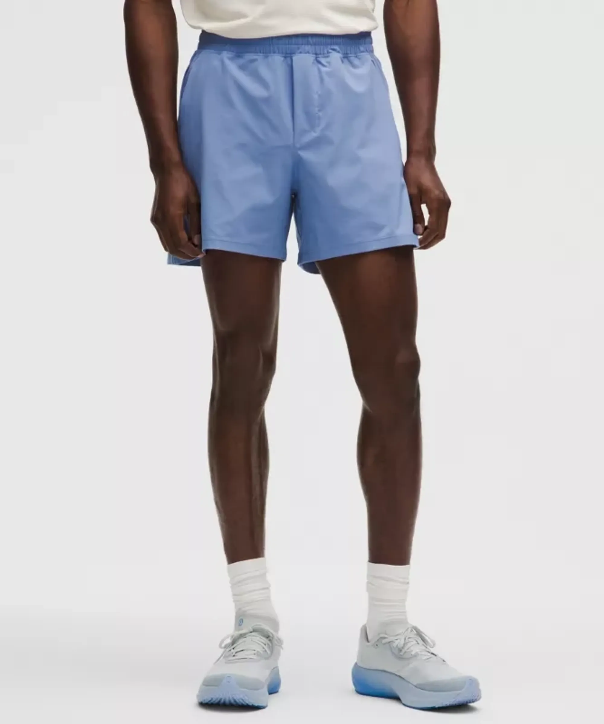 lululemon – Men's Pace Breaker Linerless Shorts – 5" – Color Blue – Size Small